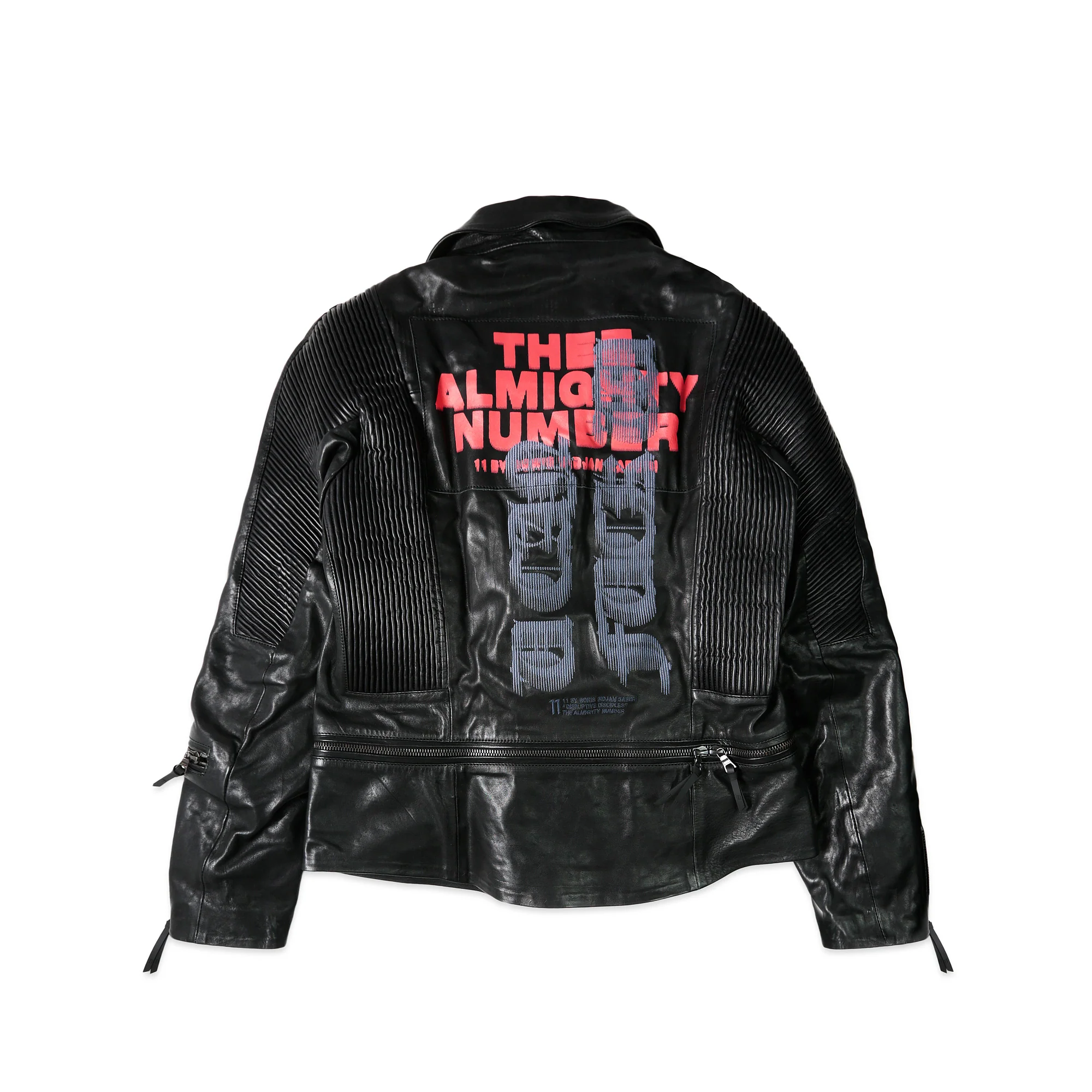 11 by Boris Mens Bidjan Saberi Leather Jacket - Image 2