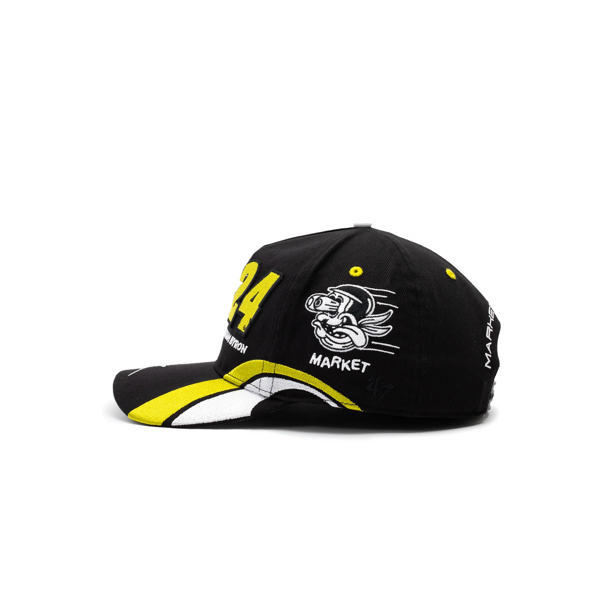47 x Market NASCAR Legendary Richard Petty Black Hitch Hat - Image 2