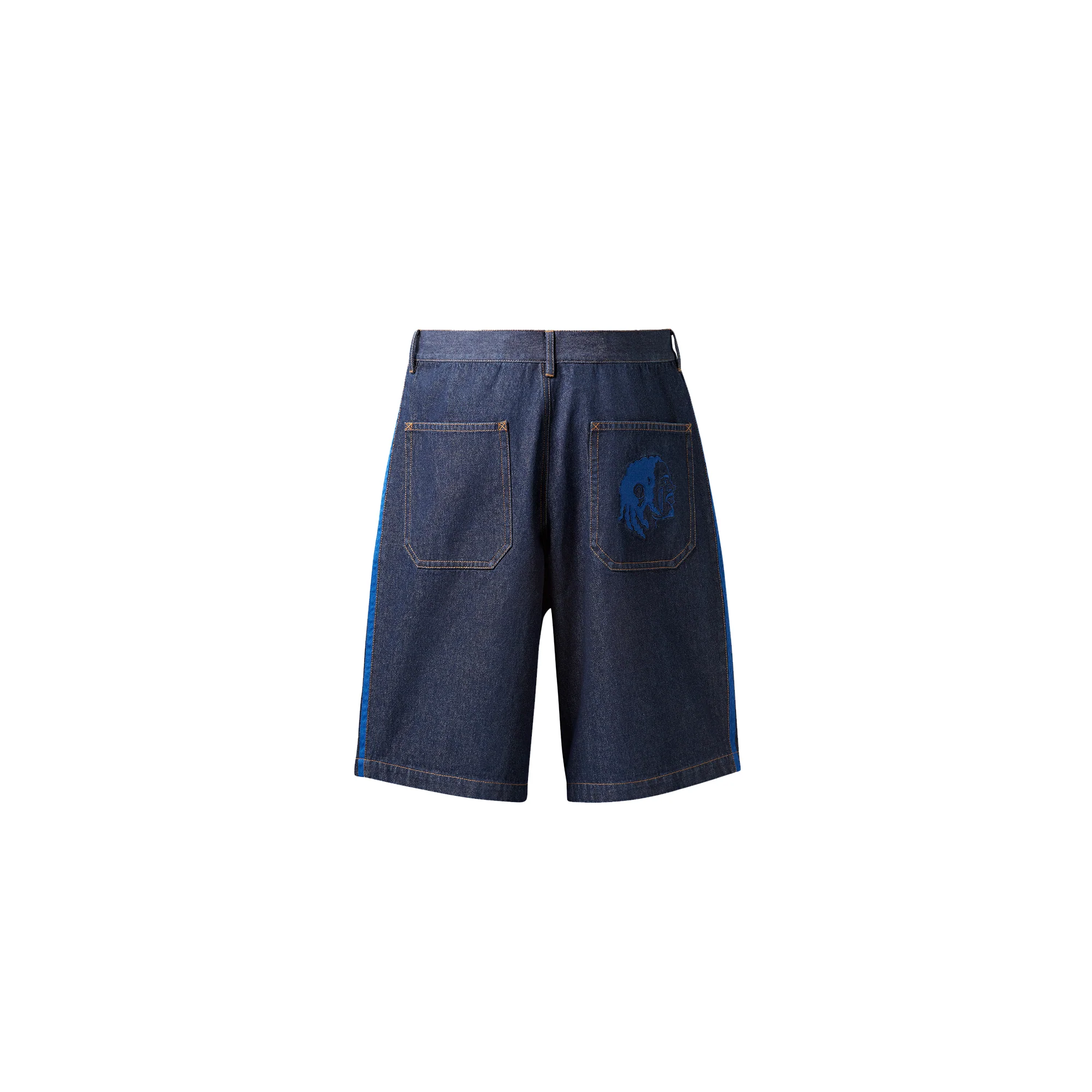 Adidas x KF Mens Jean Shorts 'Medium Blue Denim' - Image 2