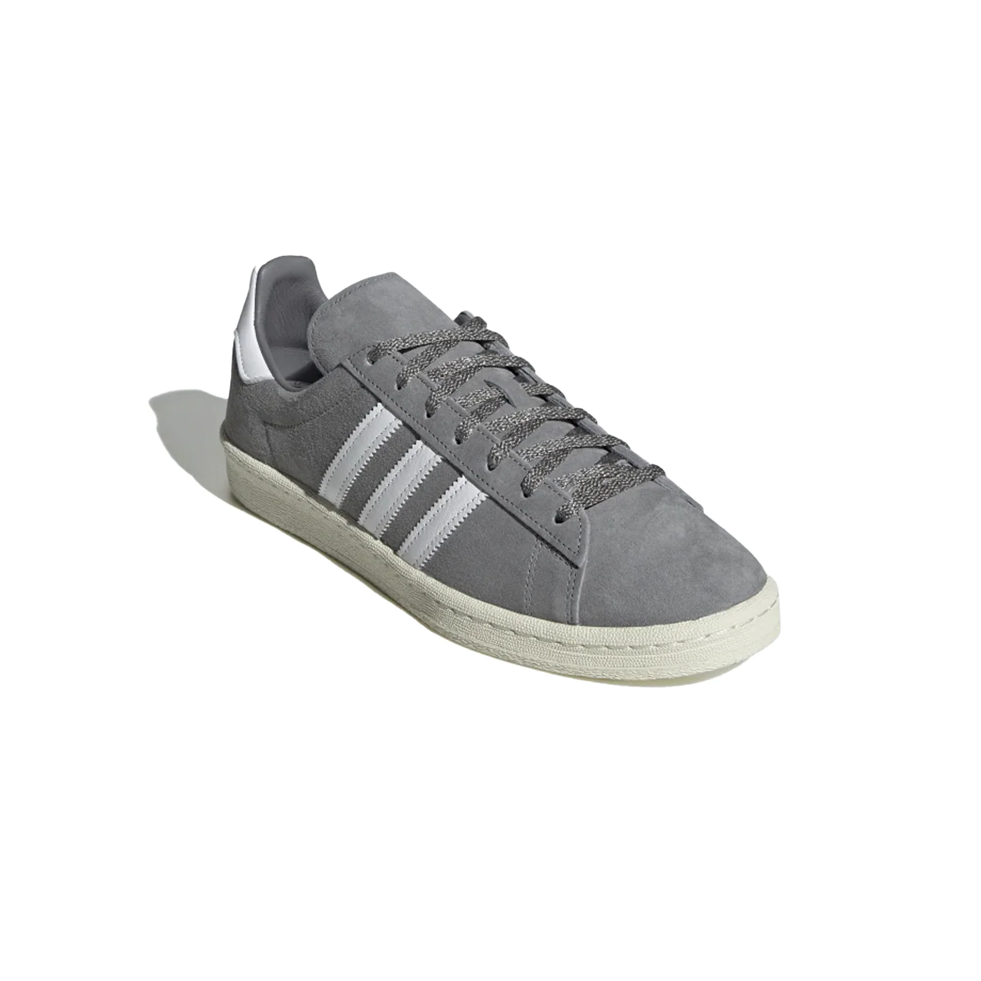 Adidas Mens Campus 80s Shoes 'Grey/White' - Image 2