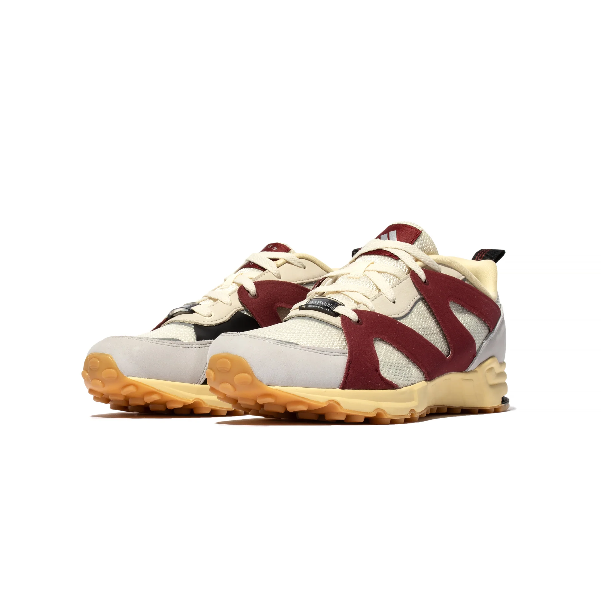 Adidas Mens Equipment Proto Shoes 'White/Scarlet/Easyel' - Image 2