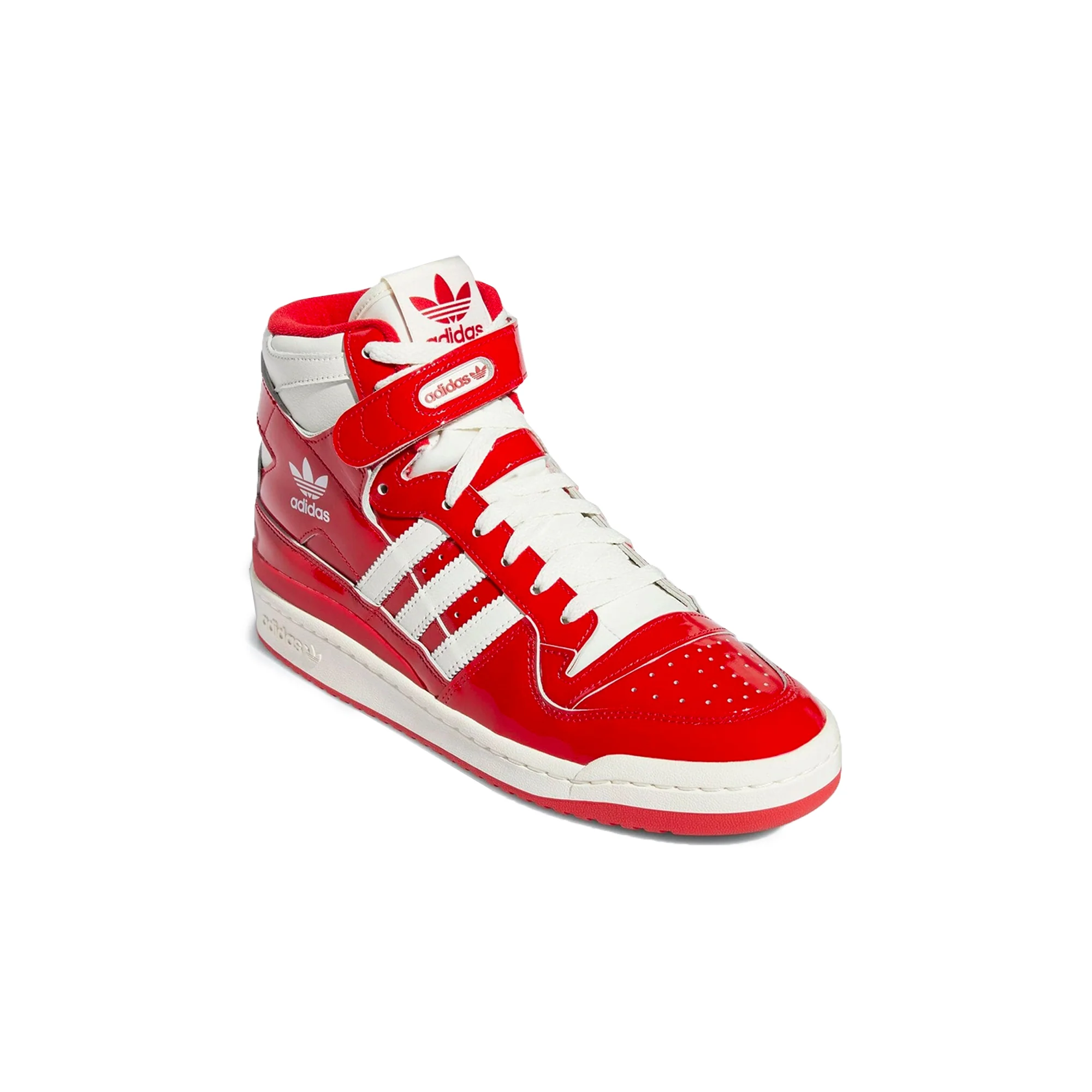 Adidas Mens Forum 84 Hi Shoes 'Team Power Red/Cloud White' - Image 2