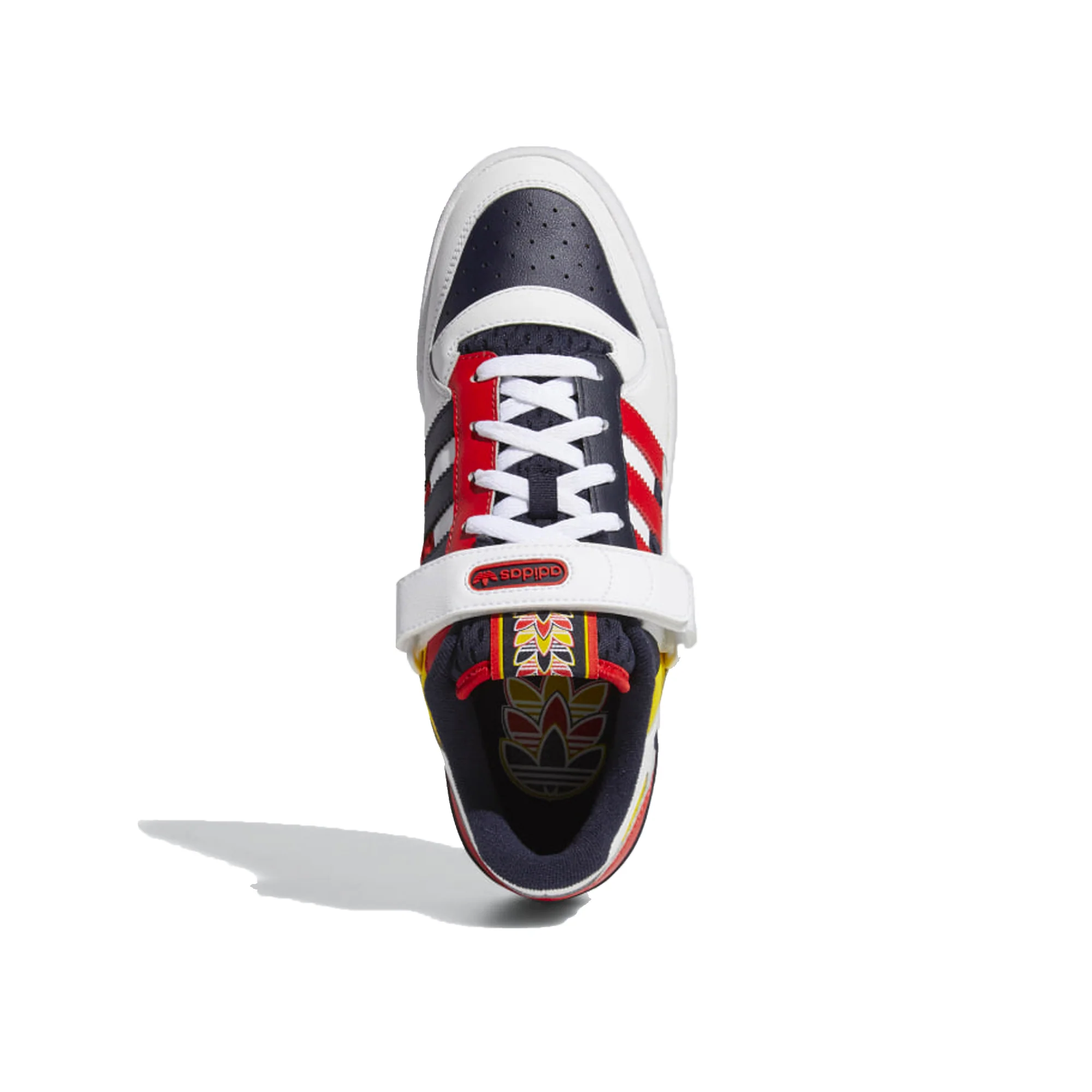Adidas Mens Forum Low Shoes Ftwr White/ Legend Ink - Image 3