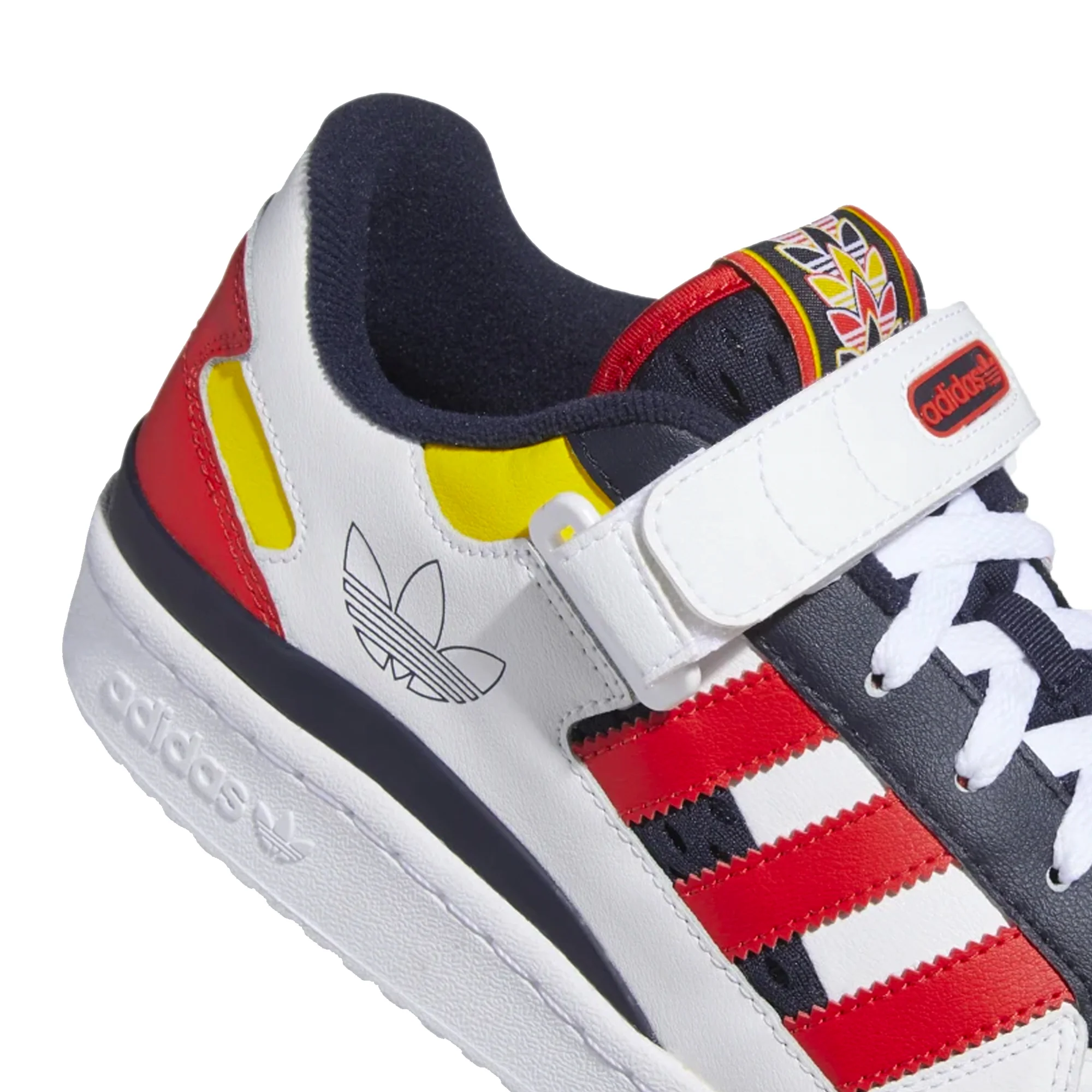 Adidas Mens Forum Low Shoes Ftwr White/ Legend Ink - Image 4