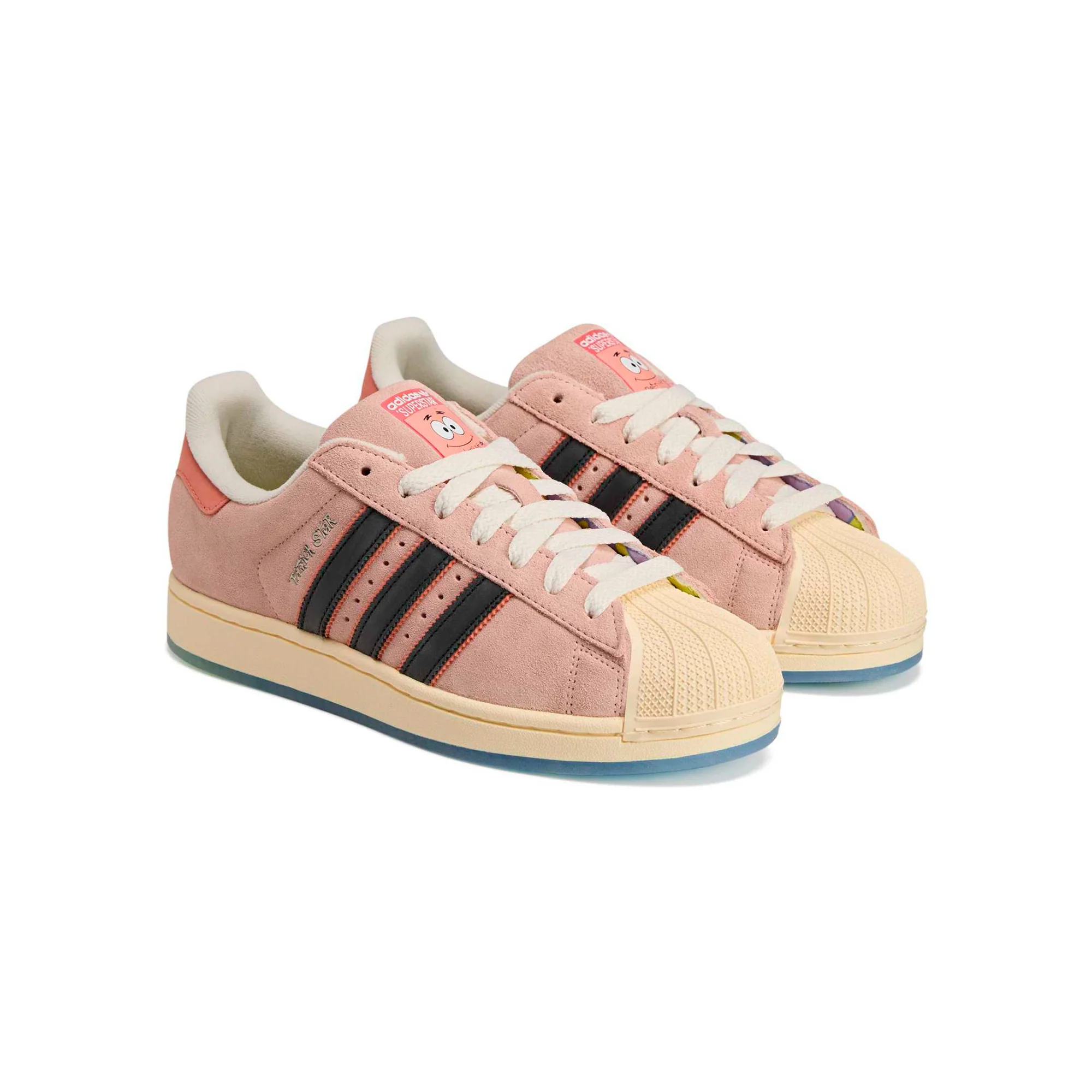Adidas x Spongebob Mens Patrick Superstar Shoes - Image 2