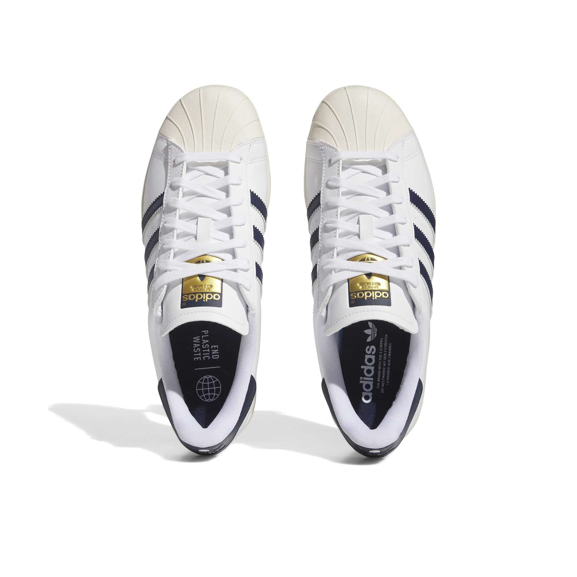 Adidas Mens Superstar Golf Shoes - Image 2