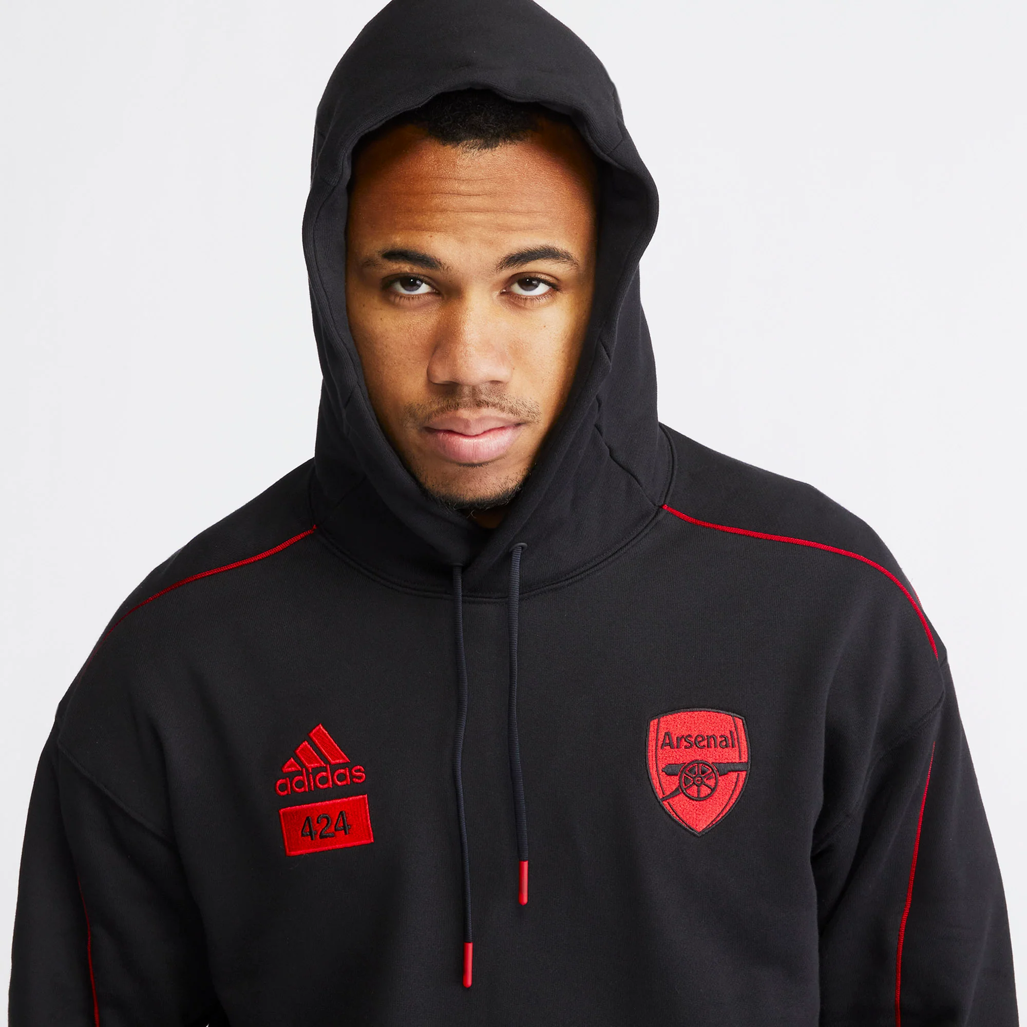 Adidas Mens AFC x 424 Hoodie - Image 3