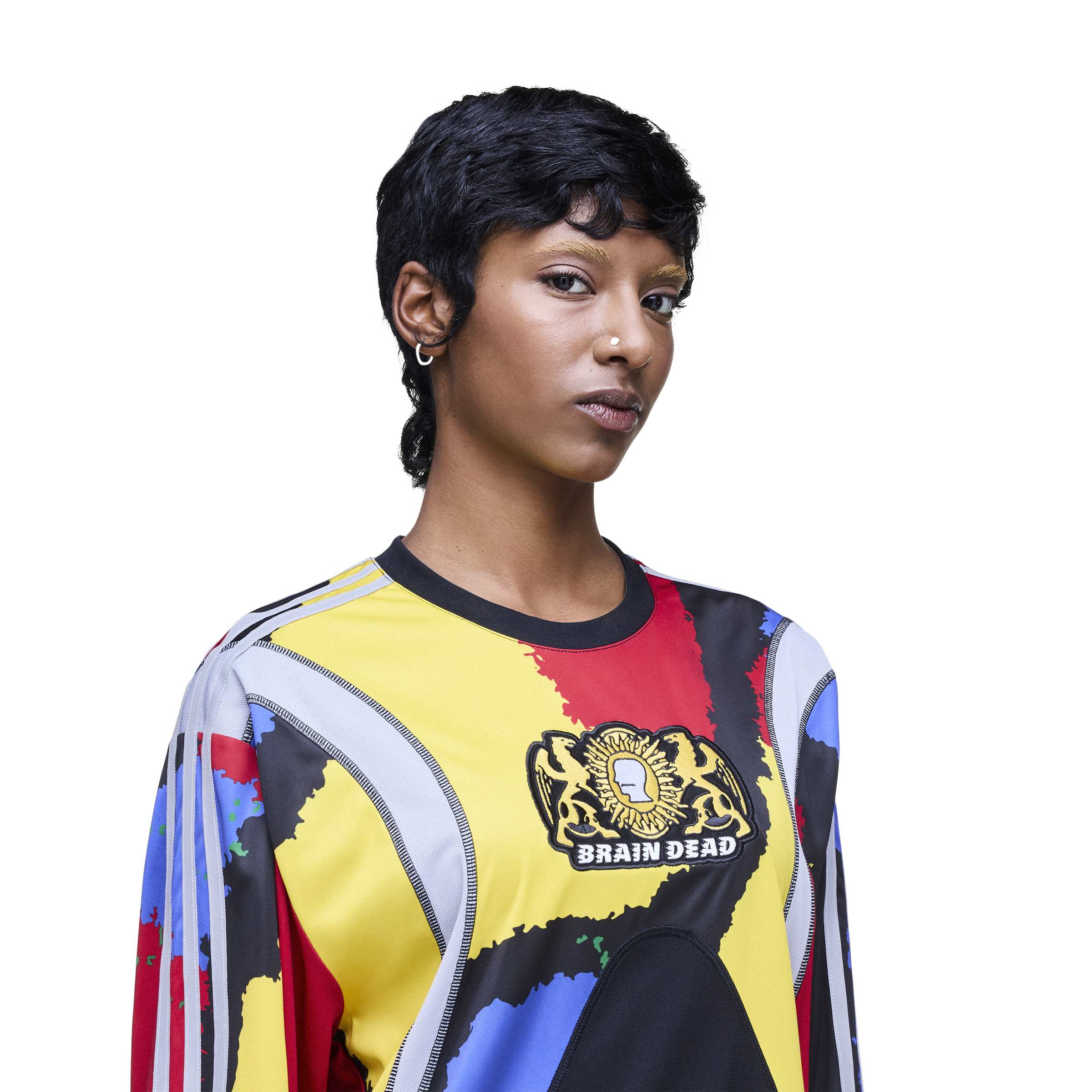 Adidas x Brain Dead Mens Longsleeve Jersey - Image 4