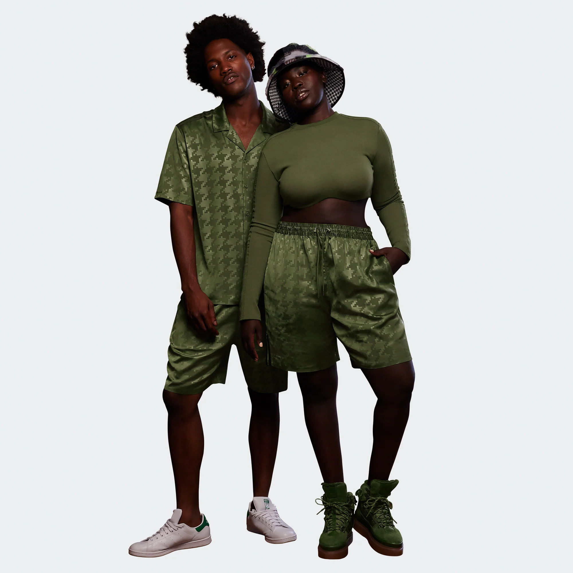 Adidas x Ivy Park Satin Short 2.0 'Wild Pine' - Image 2