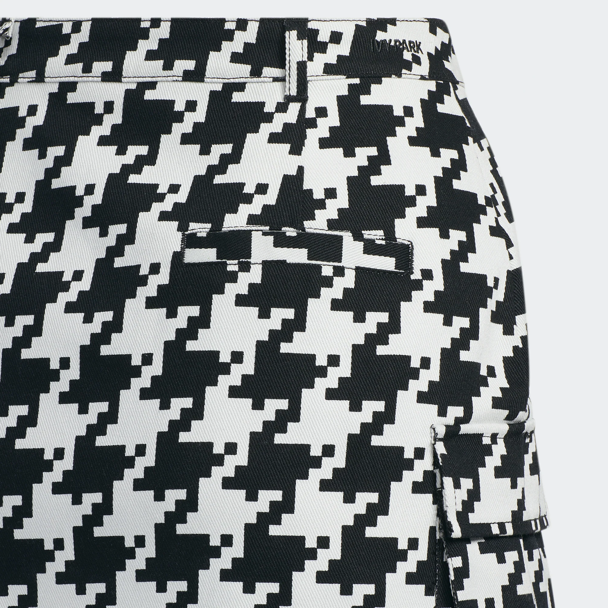 Adidas x Ivy Park Womens 3 Stripe Skirt 'Cool Grey Black' - Image 4