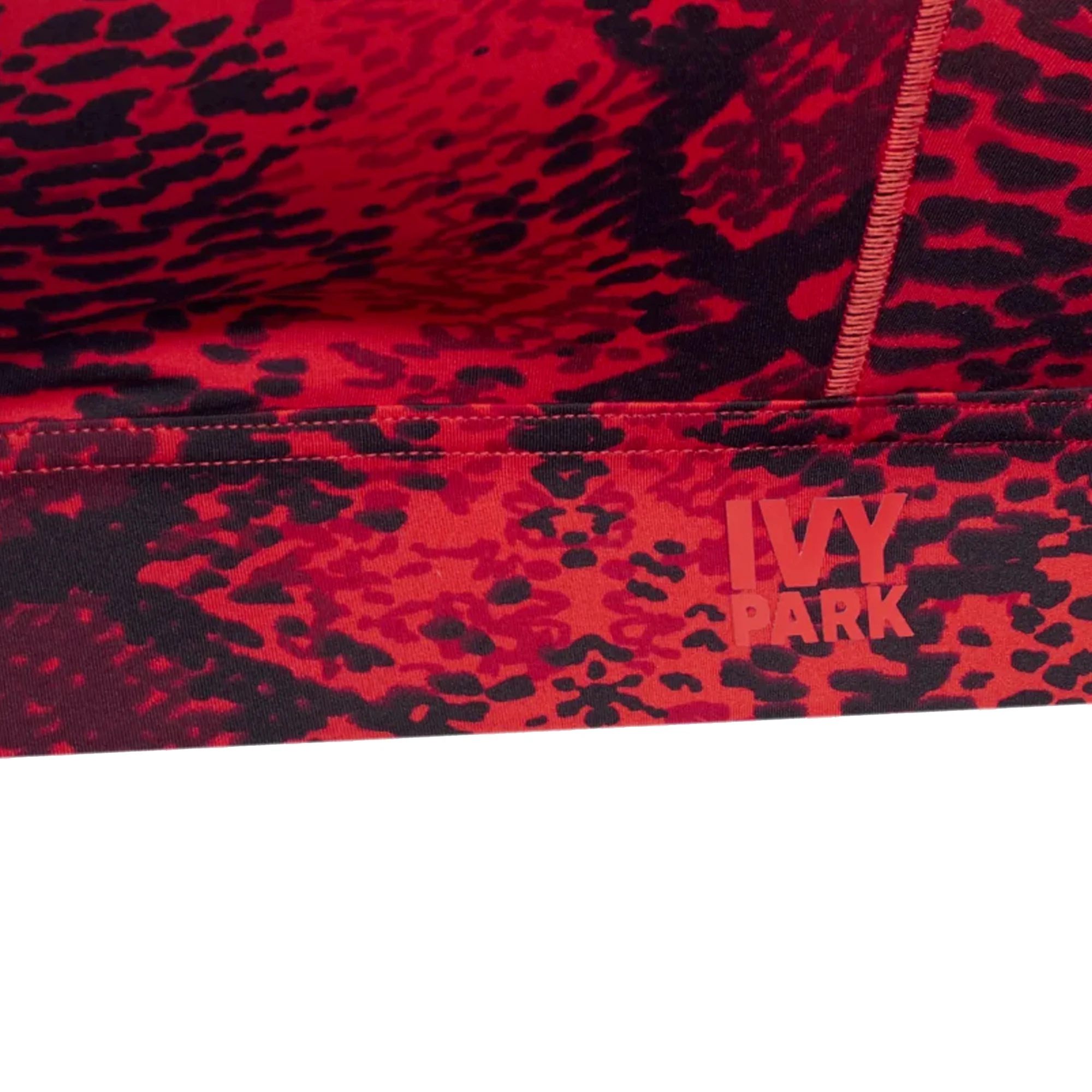 Adidas x Ivy Park Womens Bra 'Red/Black' - Image 4