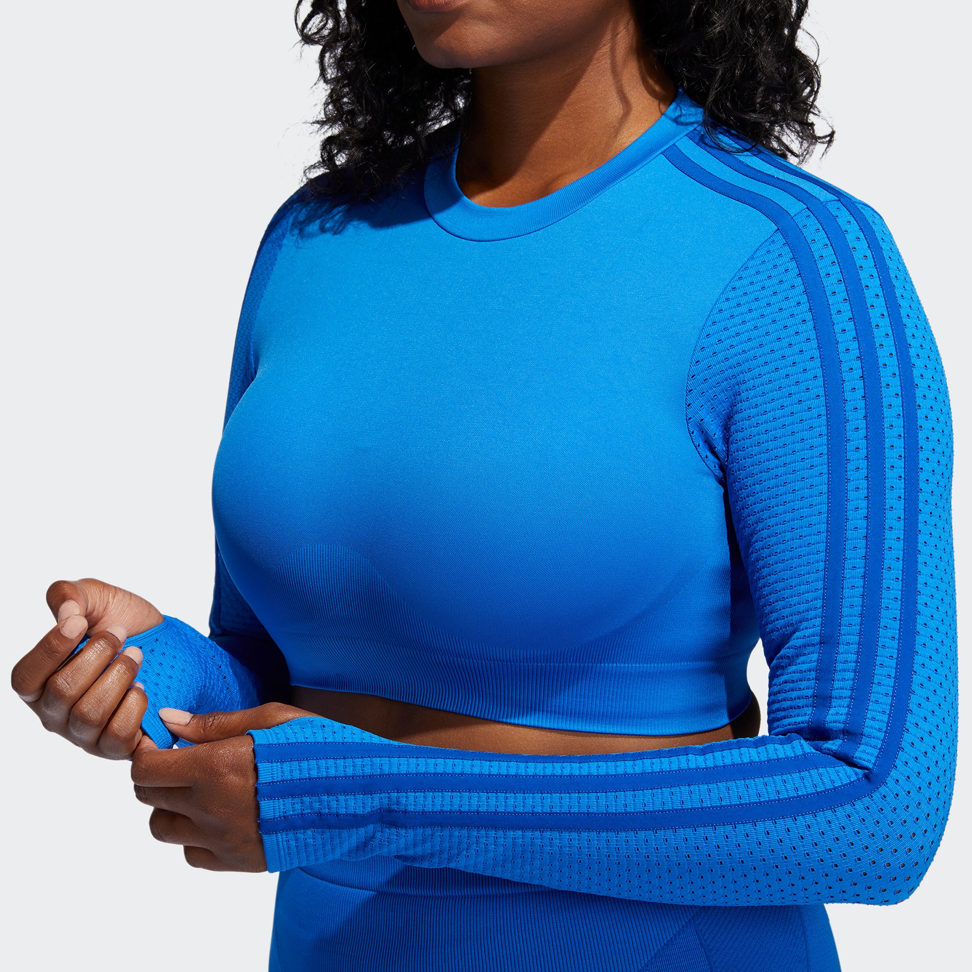 Adidas X Ivy Park Womens Crop Top GLOBLU - Image 3