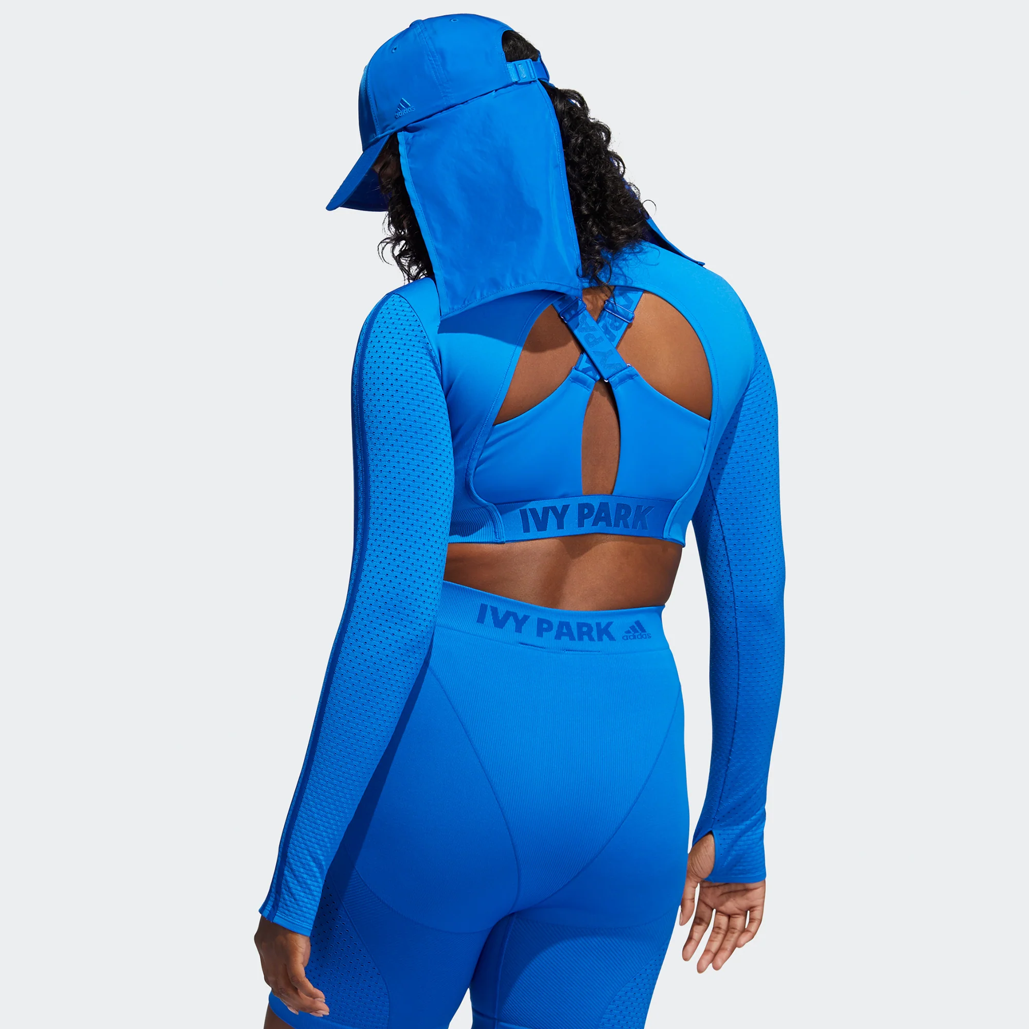 Adidas X Ivy Park Womens Crop Top GLOBLU - Image 4