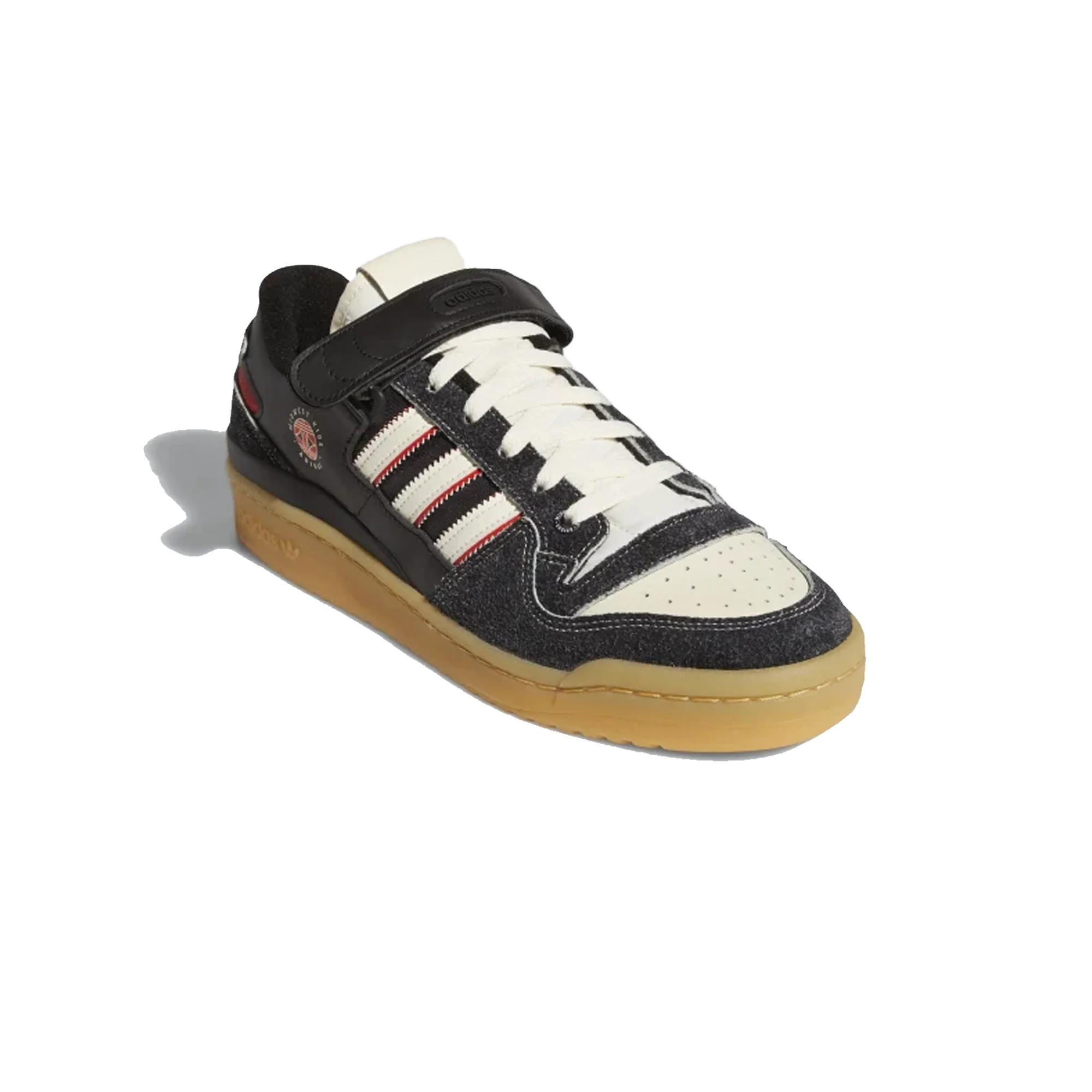 Adidas Mens Forum 84 Lo Midwest Kids Shoes 'CBlack' - Image 2