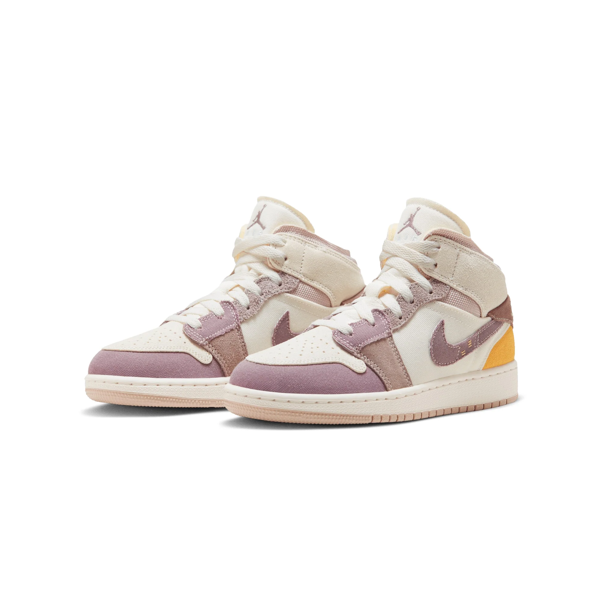 Air Jordan 1 Kids Mid SE Craft Shoes - Image 2
