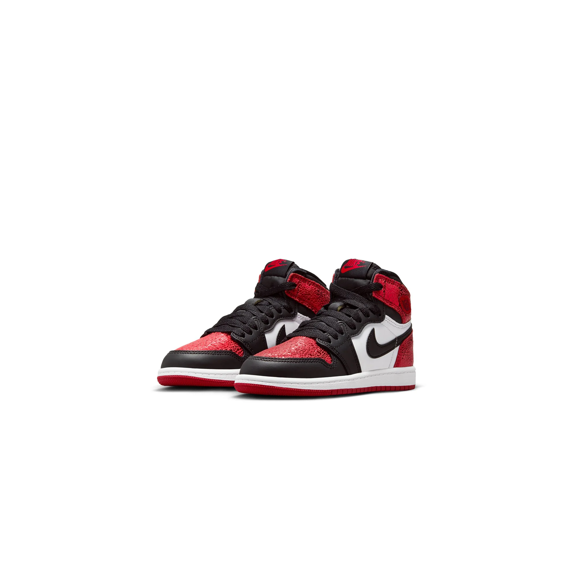 Air Jordan 1 Little Kids High OG "Varsity Red" Shoes - Image 2