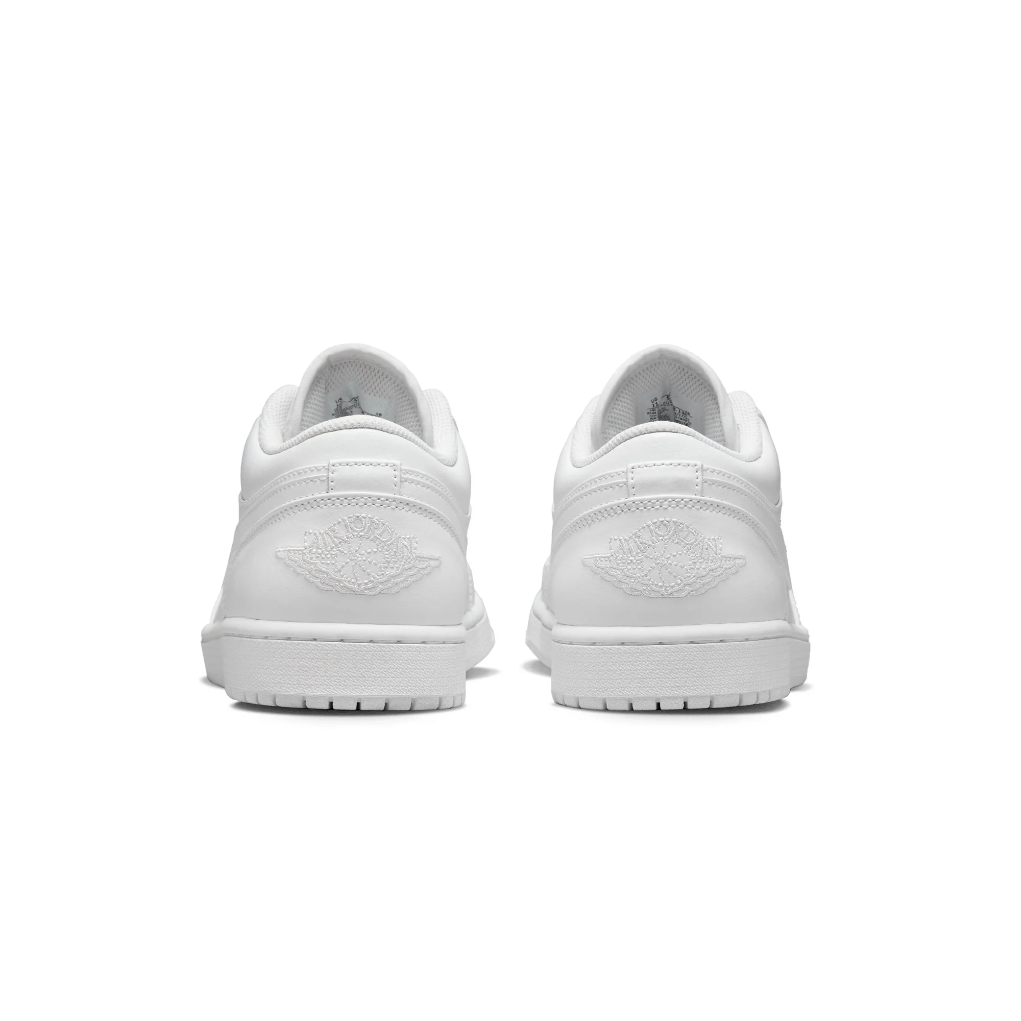 Air Jordan 1 Mens Low Shoes 'White' - Image 3