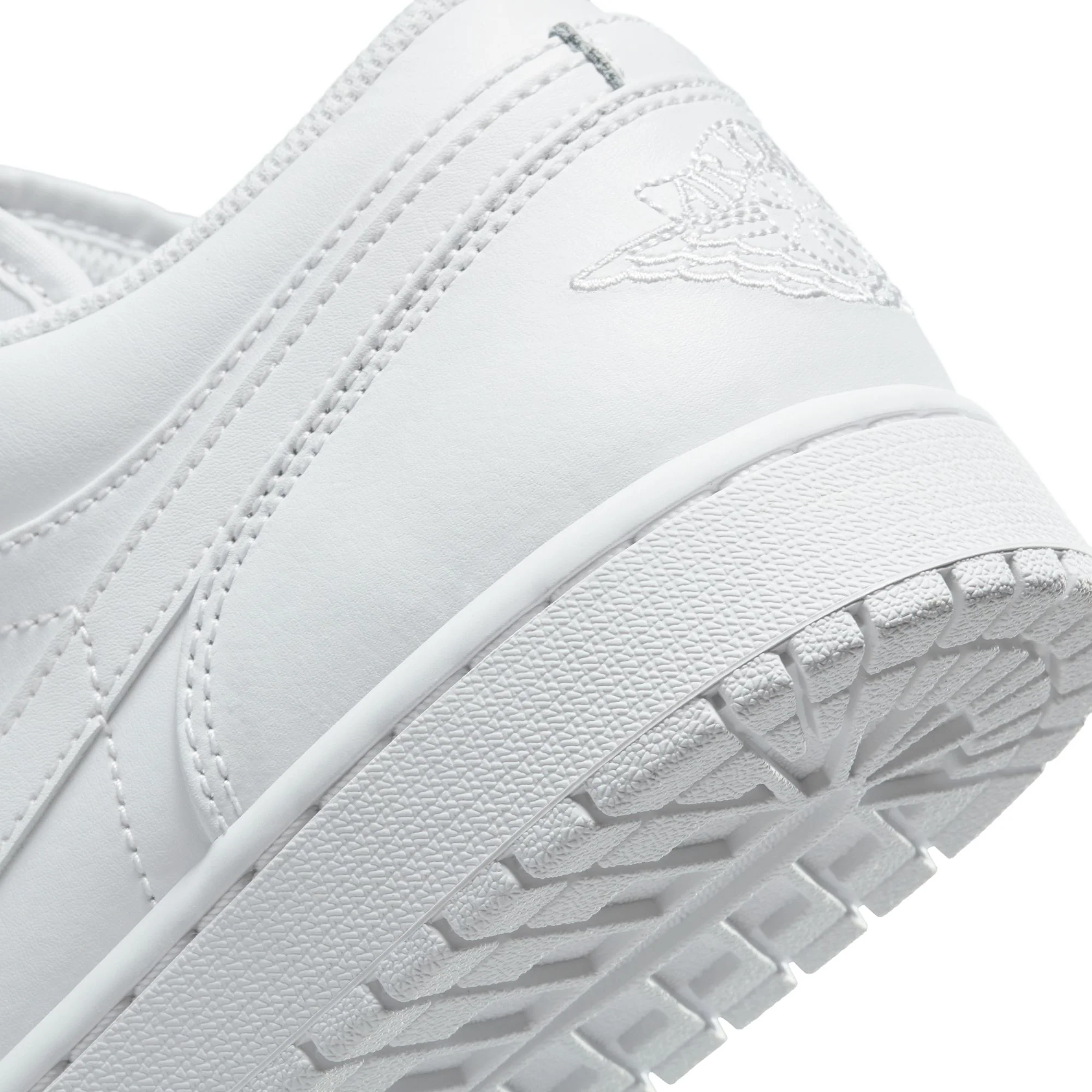 Air Jordan 1 Mens Low Shoes 'White' - Image 4