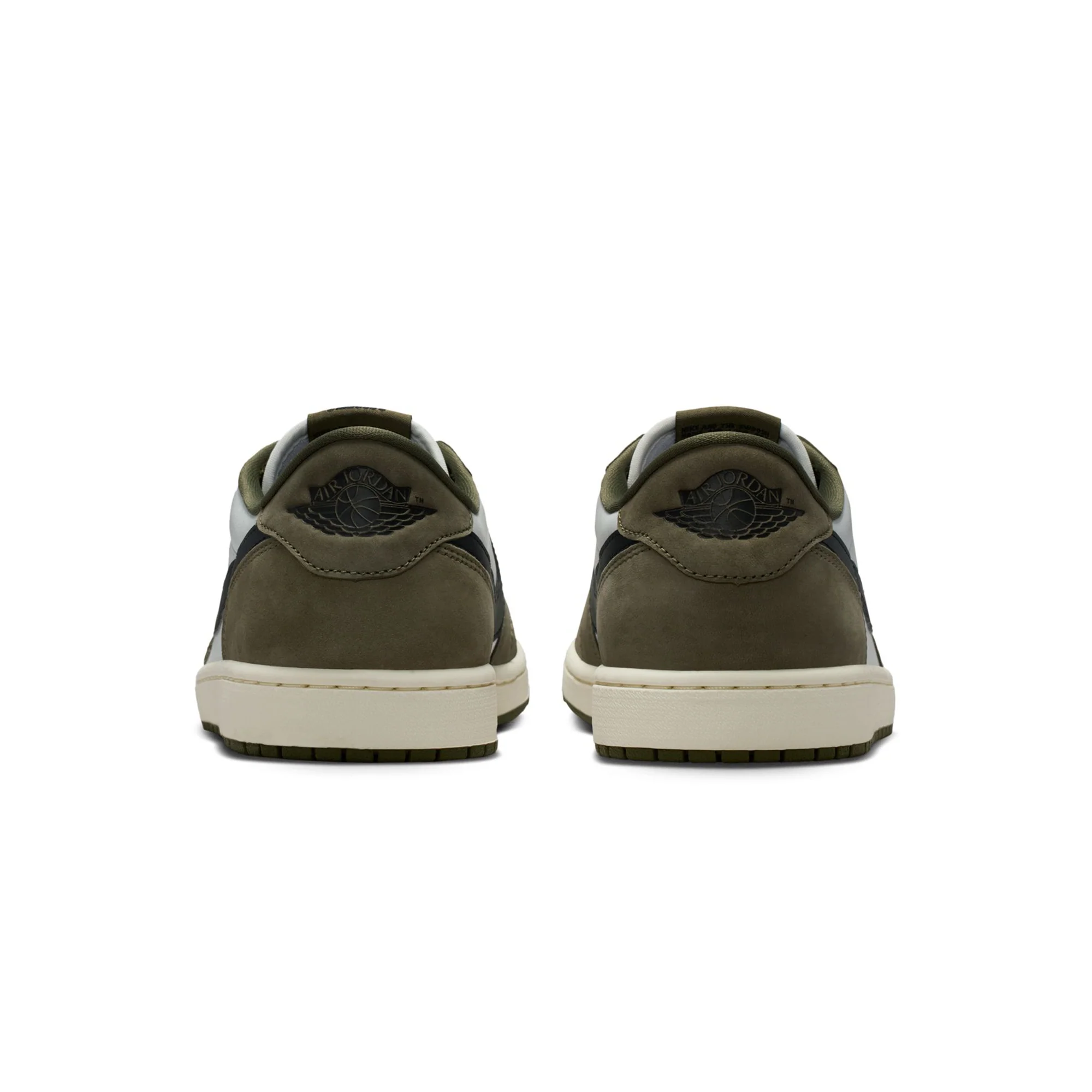 Air Jordan 1 Mens Retro Low "Medium Olive" Shoes - Image 3