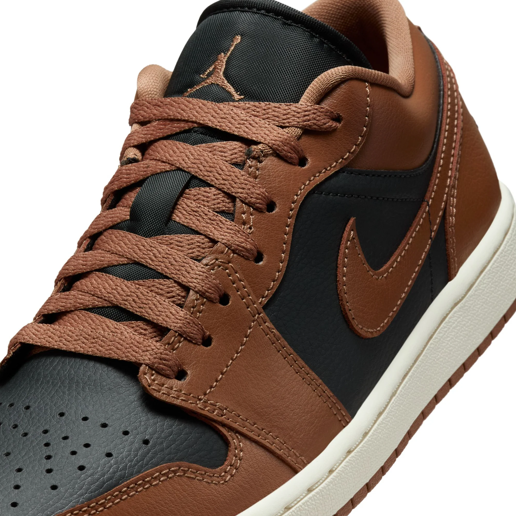 Air Jordan 1 Womens Low "Archaeo Brown" Shoes - Image 4