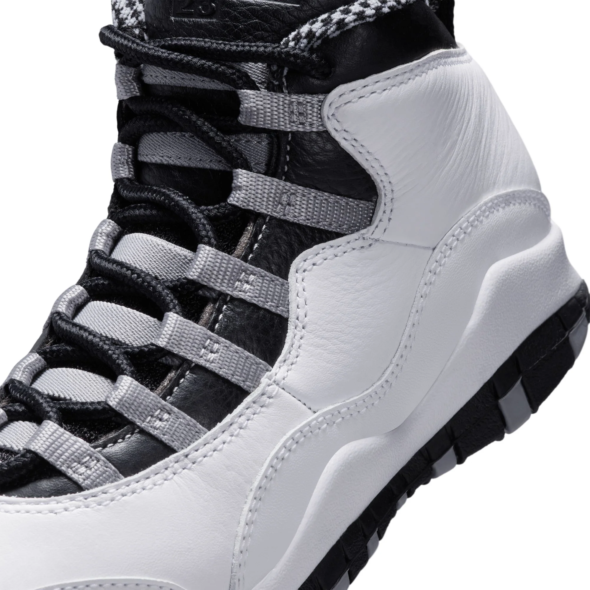 Air Jordan 10 Kids Retro "Steel Grey" Shoes - Image 4