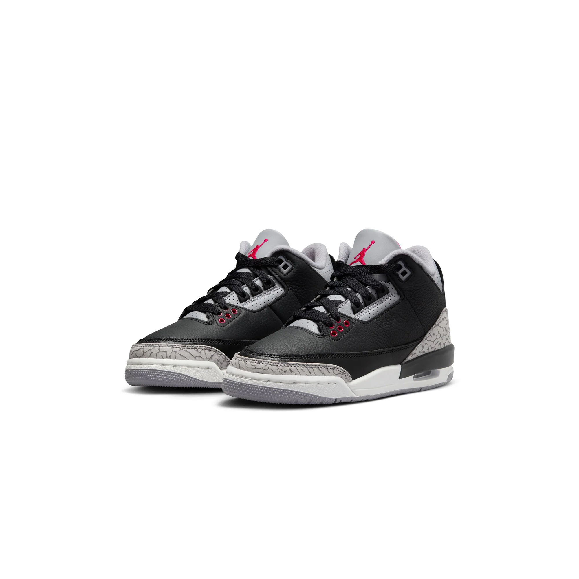 Air Jordan 3 Kids Retro OG "Black Cement Reimagined" Shoes - Image 2