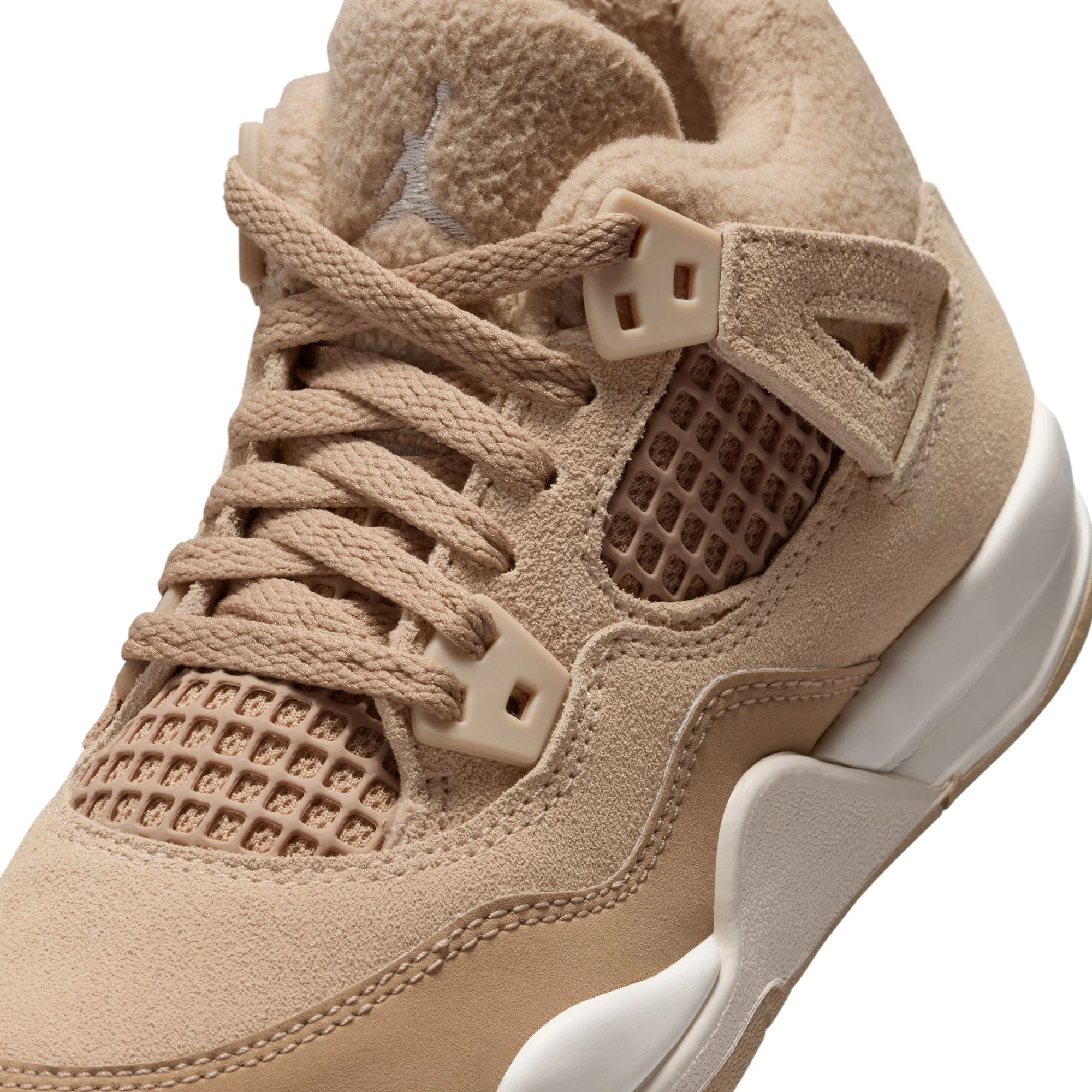 Air Jordan 4 Little Kids Retro "Hemp" Shoes - Image 4