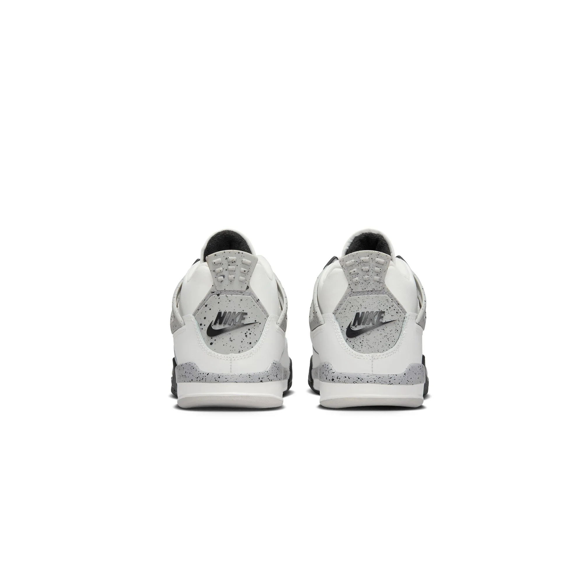 Air Jordan 4 Little Kids Retro "White Cement" Shoes - Image 3
