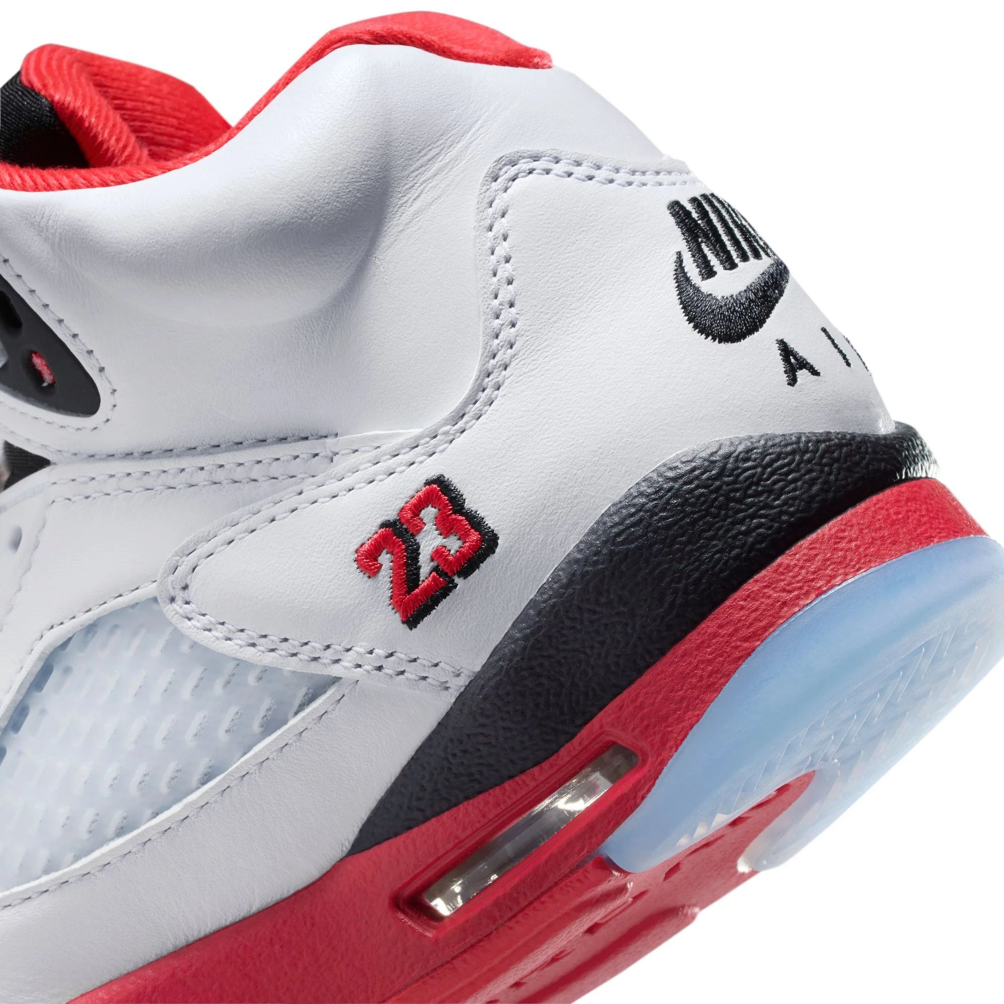 Air Jordan 5 Kids Retro "Fire Red" Shoes - Image 4