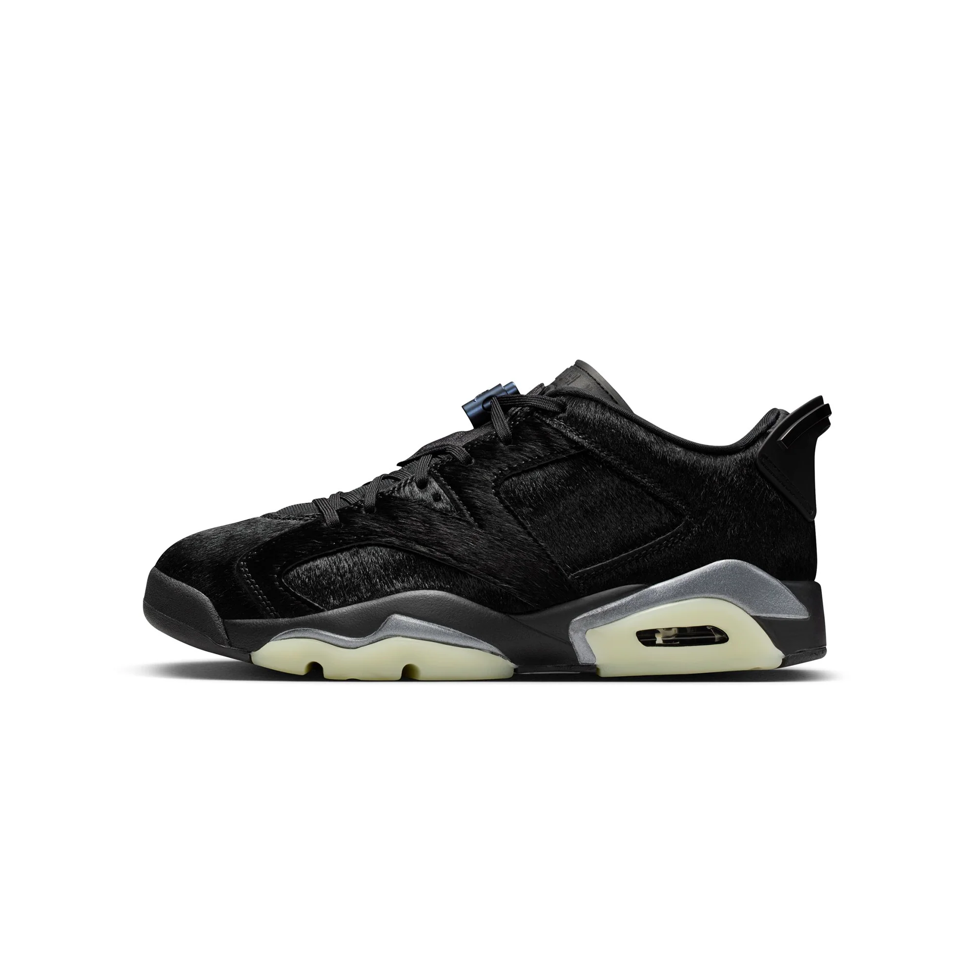 Air Jordan 6 Womens Retro Low "Blackout" Shoes