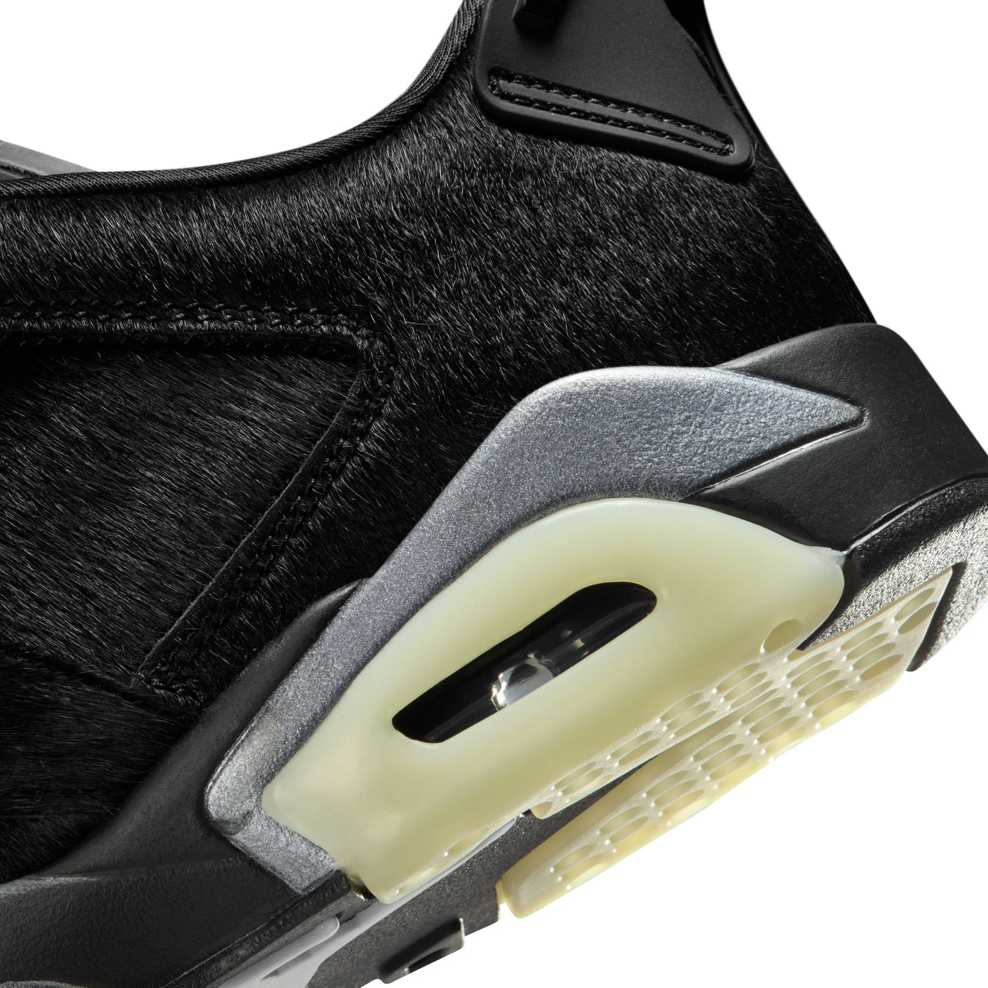 Air Jordan 6 Womens Retro Low "Blackout" Shoes - Image 4