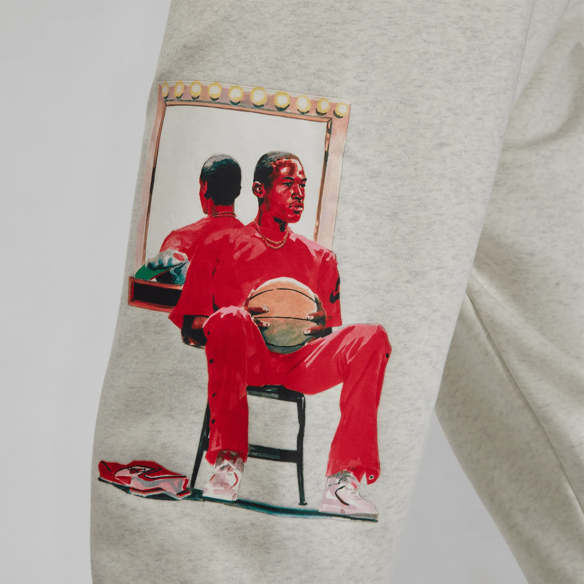 Air Jordan Artist Series By Jacob Rochester Mens Fleece Pants - Image 4