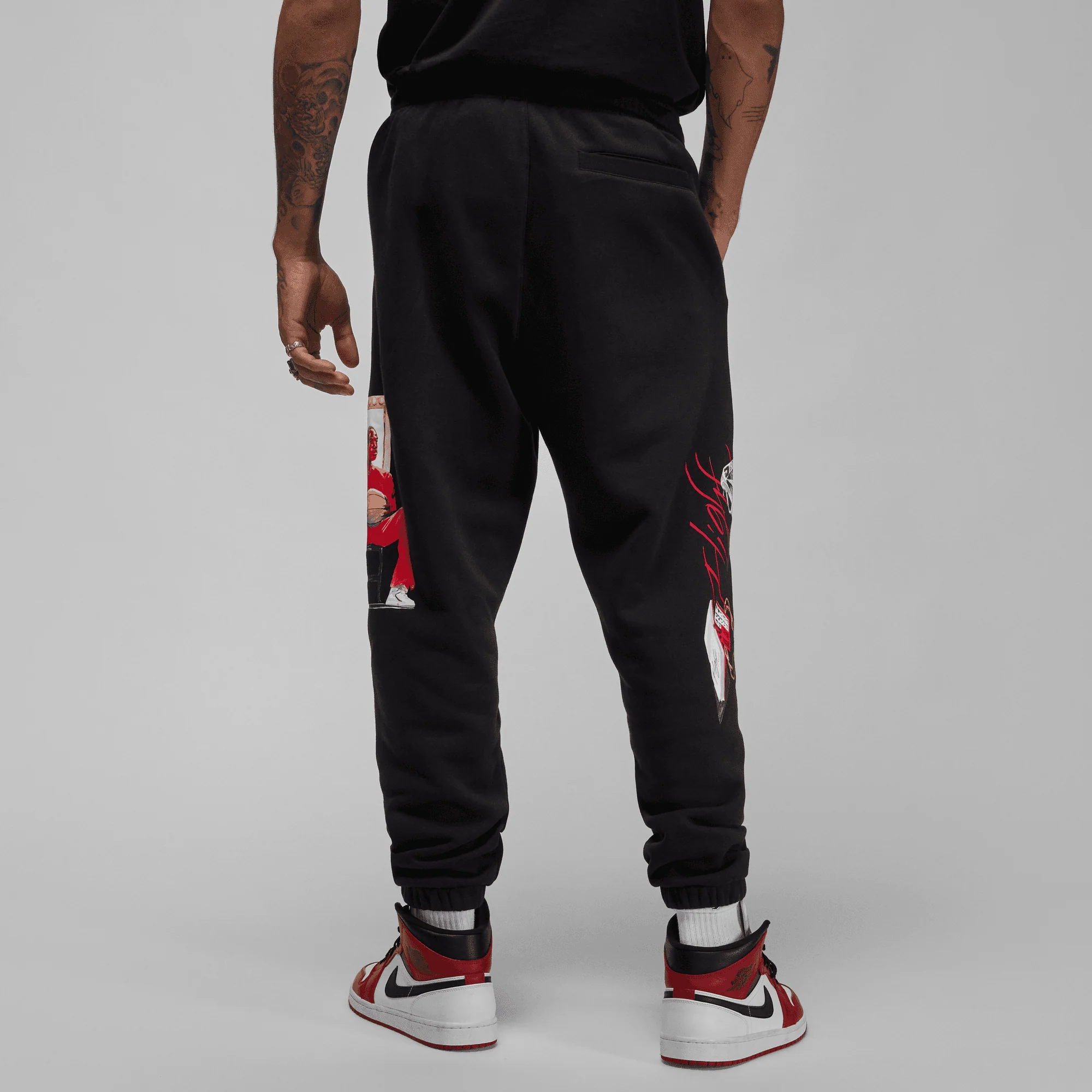 Air Jordan Artist Series By Jacob Rochester Mens Fleece Pants - Image 3
