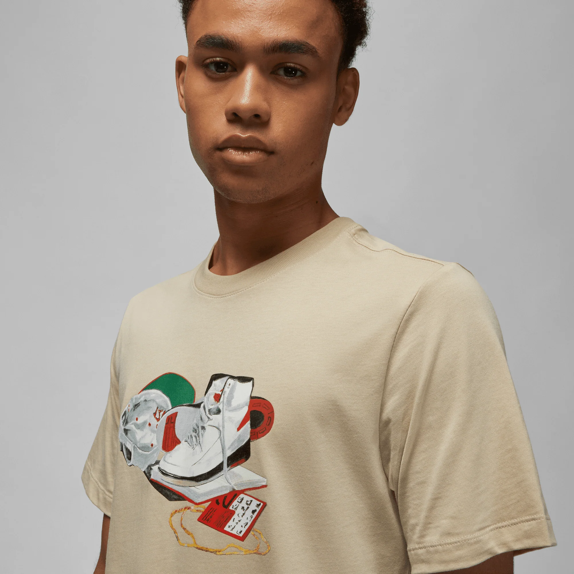 Air Jordan Artist Series By Jacob Rochester Mens SS Tee - Image 4