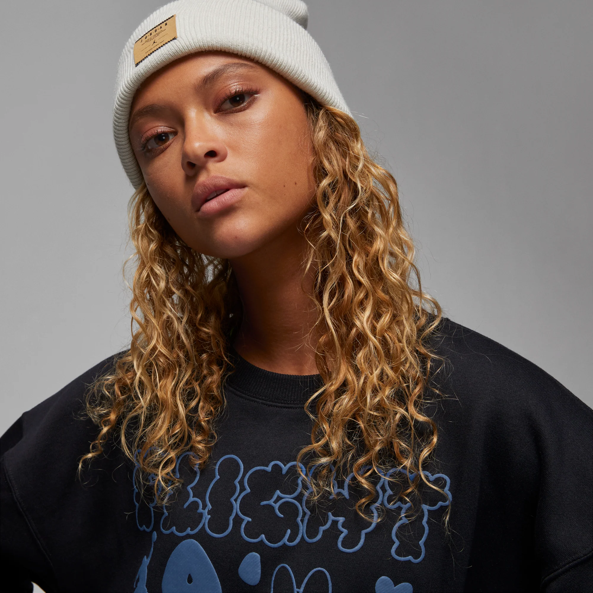 Air Jordan Artist Series by Mia Lee Womens Fleece Crew - Image 4