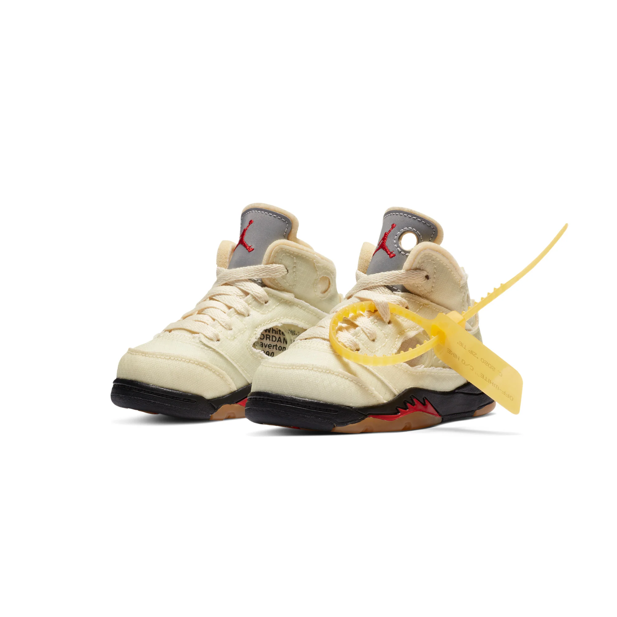 Air Jordan Off-White Infants 5 Retro SP Shoes - Image 2