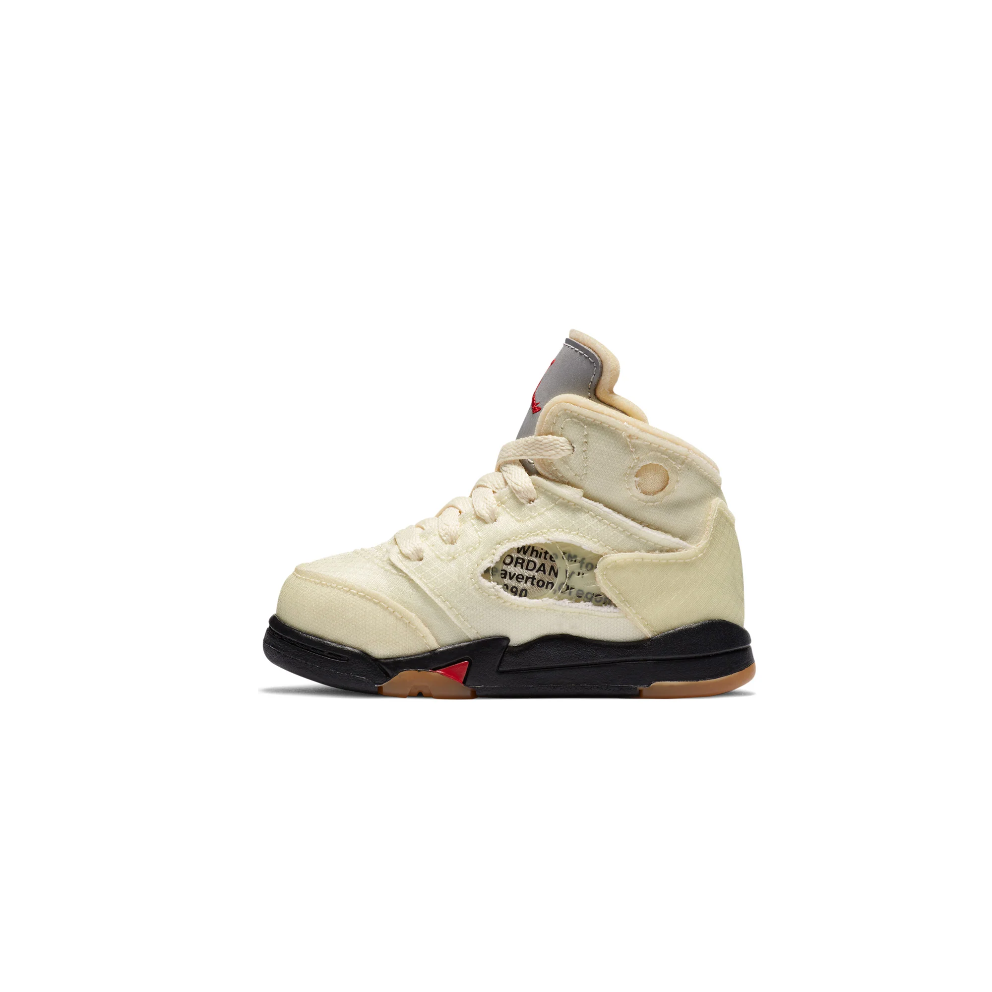 Air Jordan Off-White Infants 5 Retro SP Shoes - Image 4