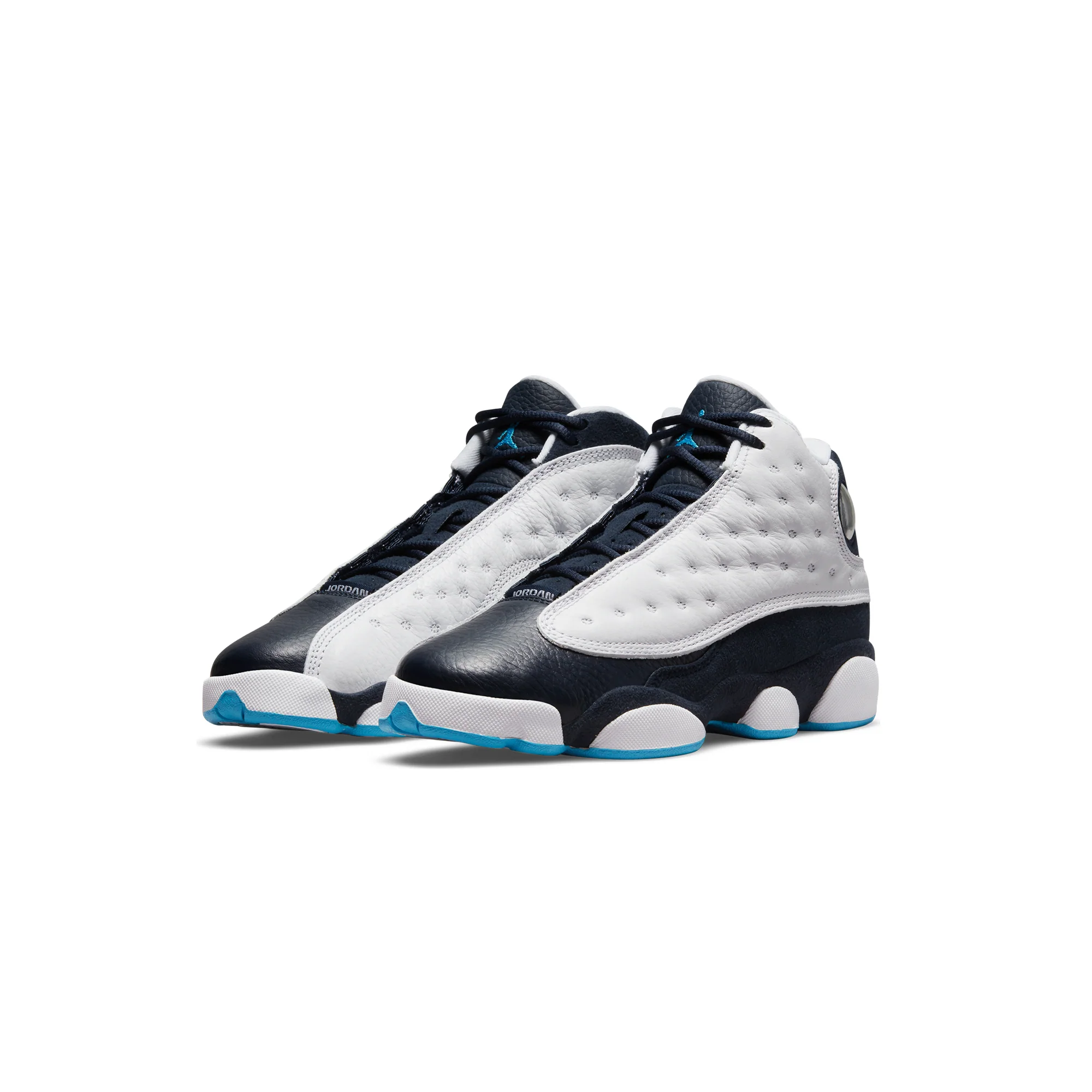 Air Jordan Kids 13 Retro Shoes White/DK Powder Blue - Image 2