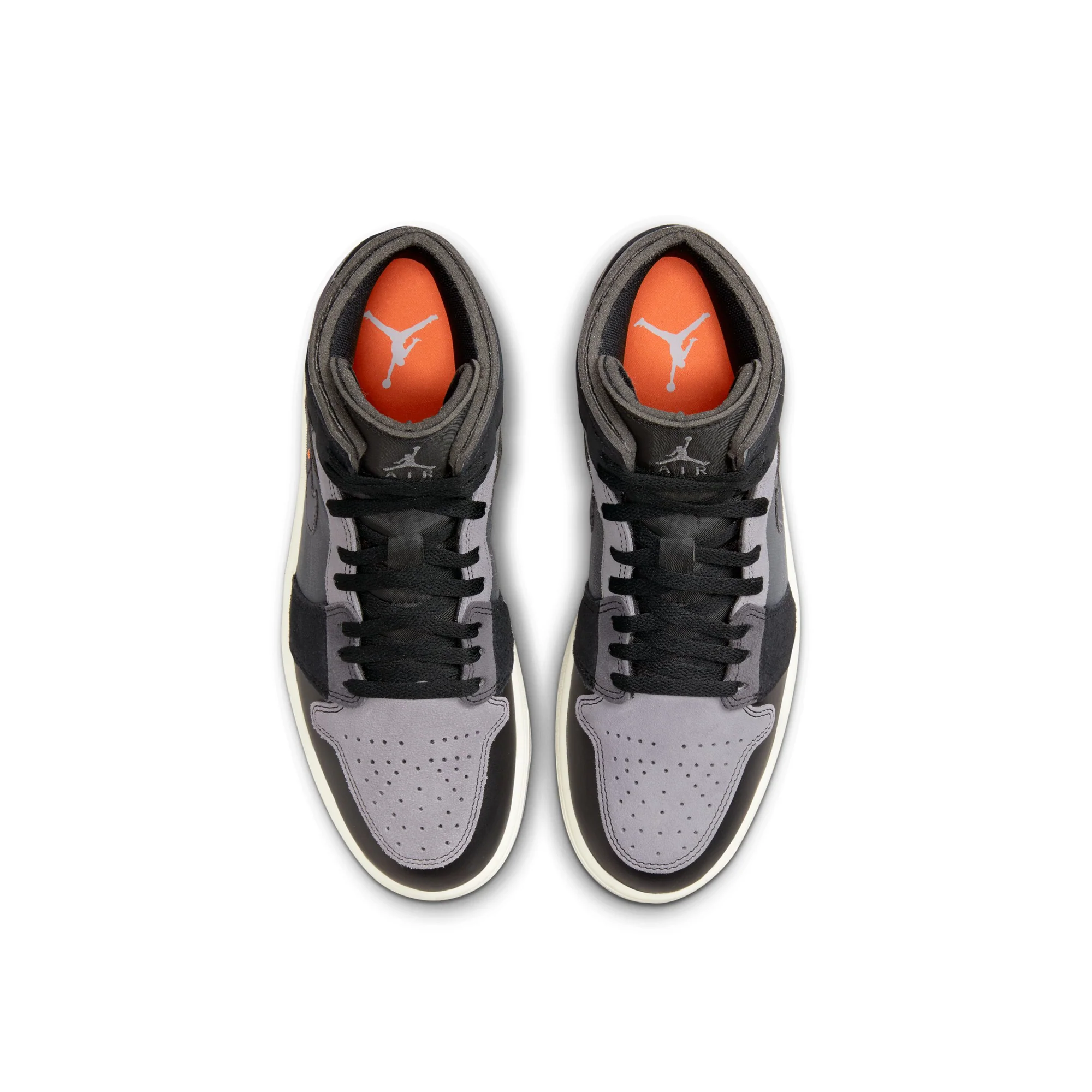 Air Jordan Mens 1 Mid SE Craft Shoes - Image 4
