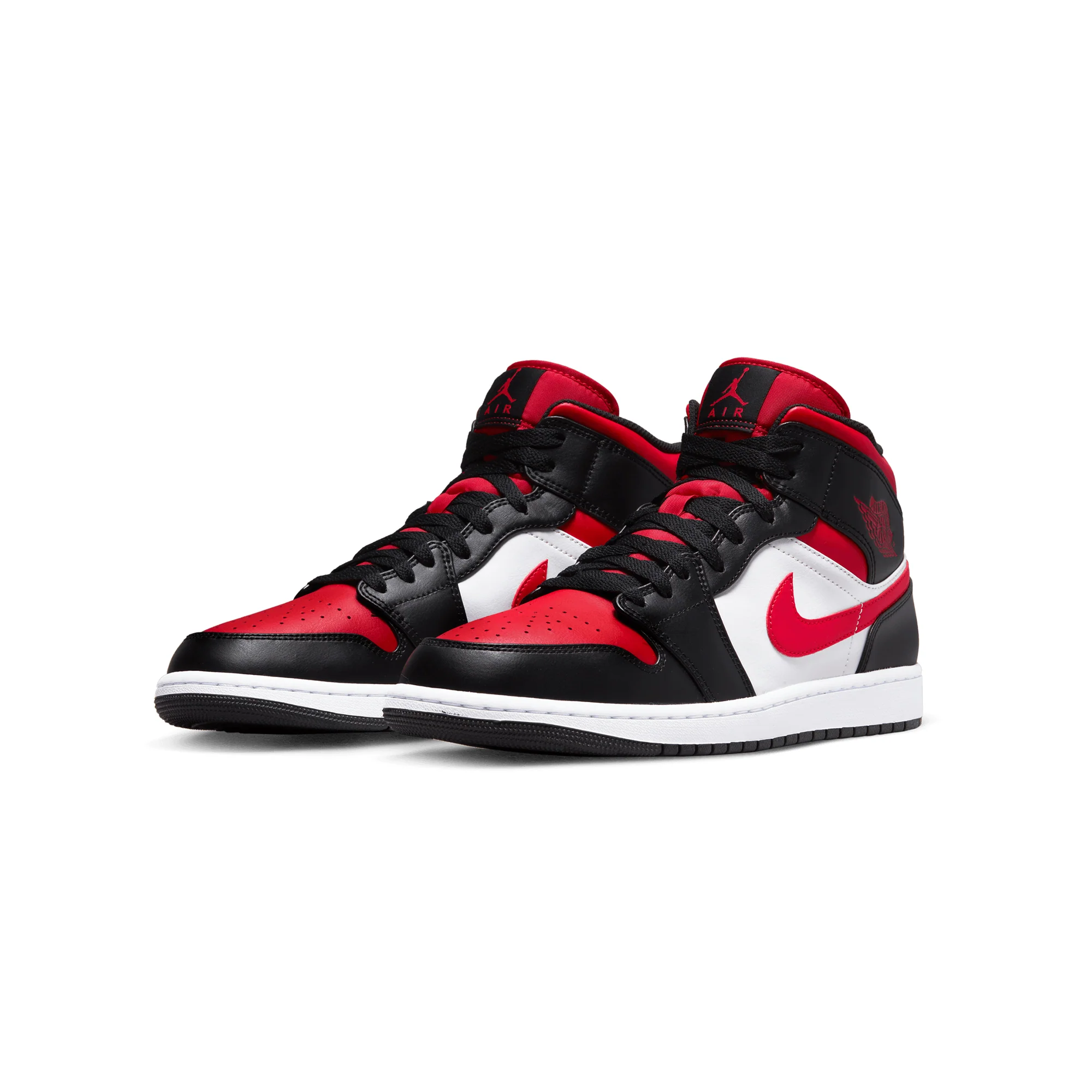 Air Jordan Mens 1 Mid Shoes - Image 2
