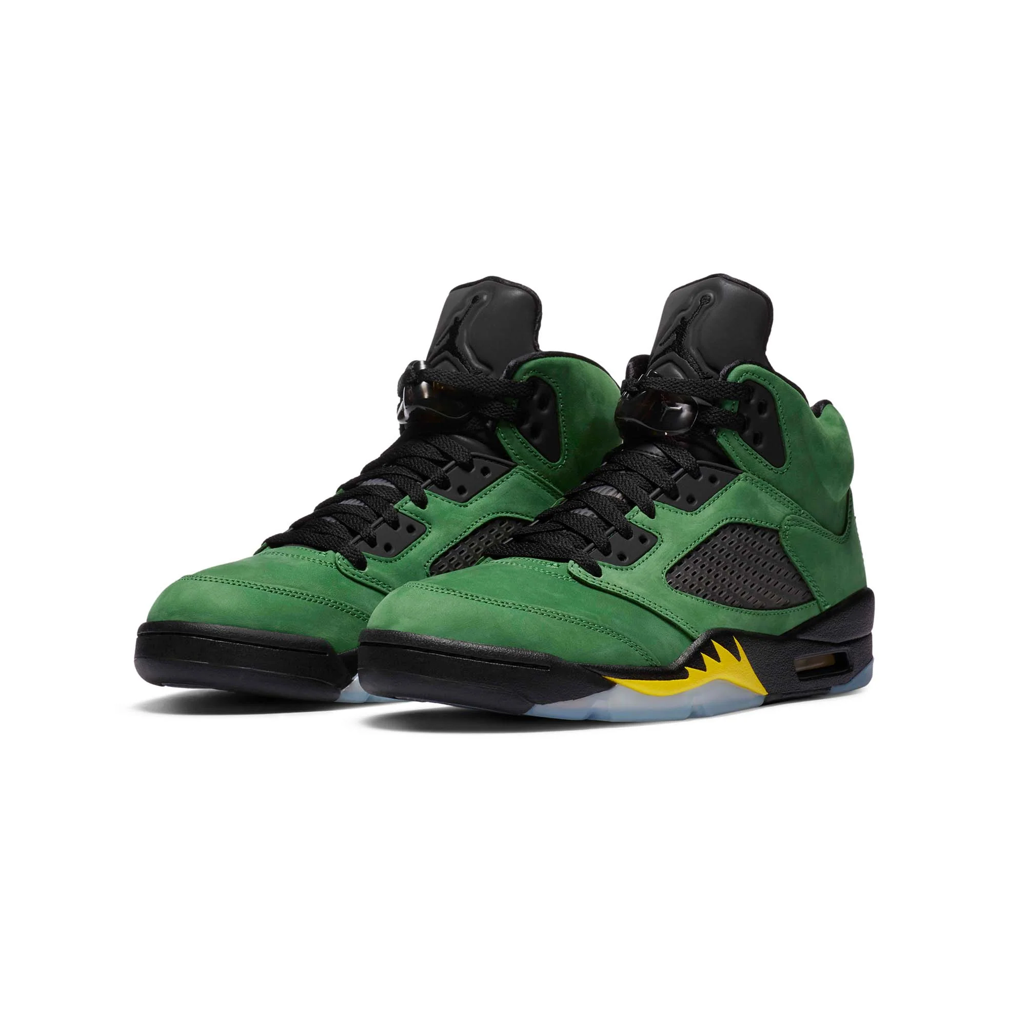 Air Jordan Mens 5 Retro Apple Green SE Shoes - Image 2
