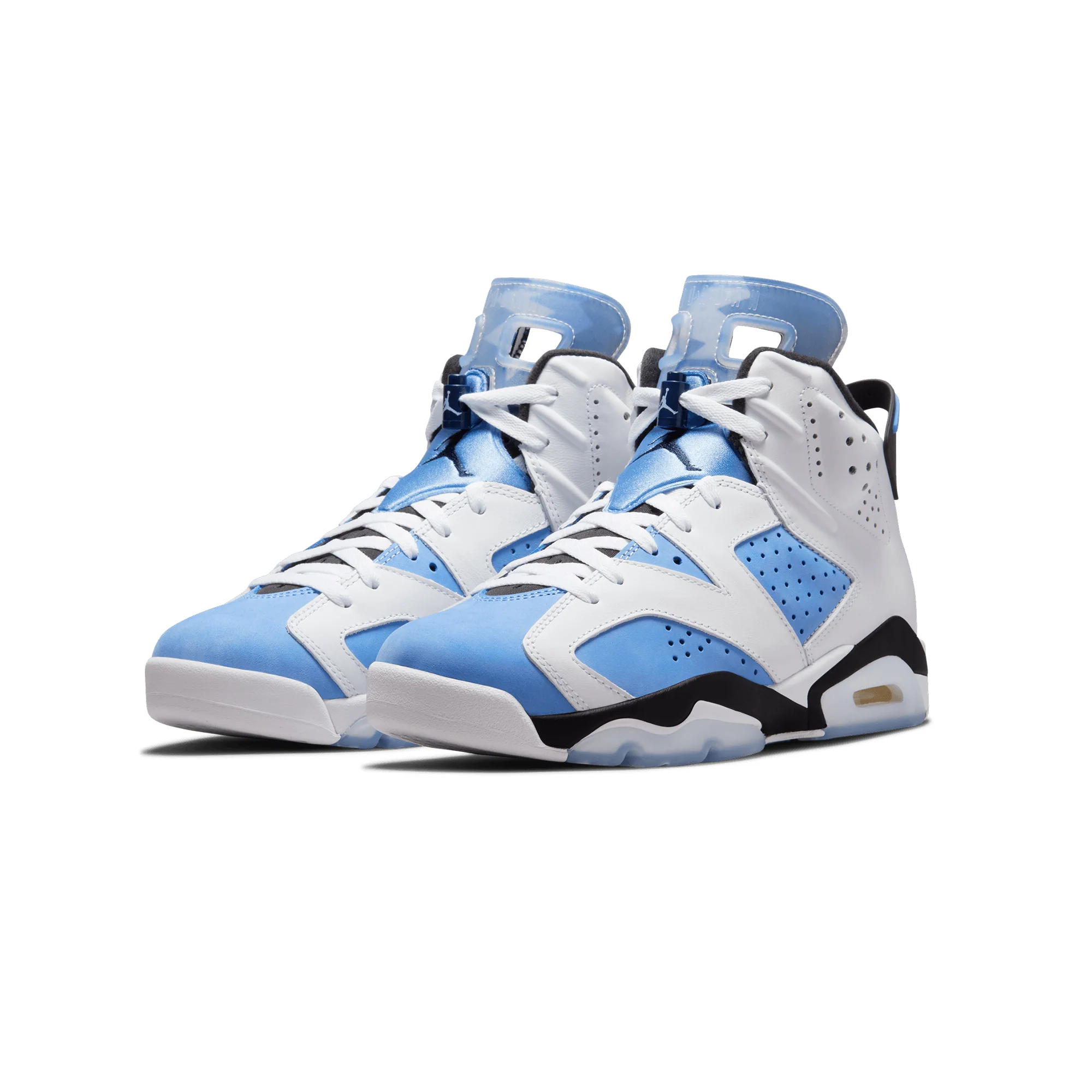 Air Jordan Mens 6 Retro University Blue Shoes - Image 2