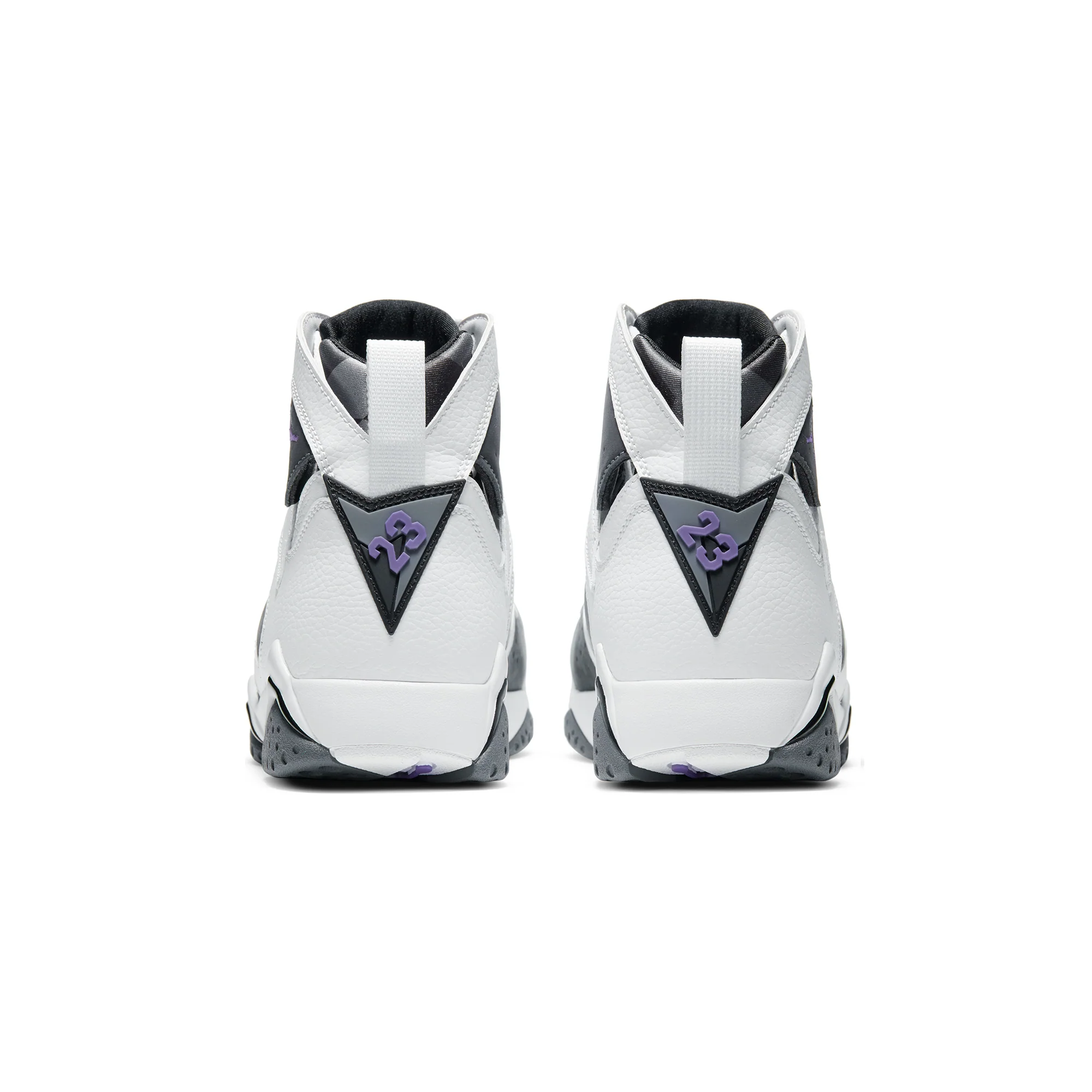 Air Jordan 7 Mens Retro Shoes 'White/Varsity Purple' - Image 3