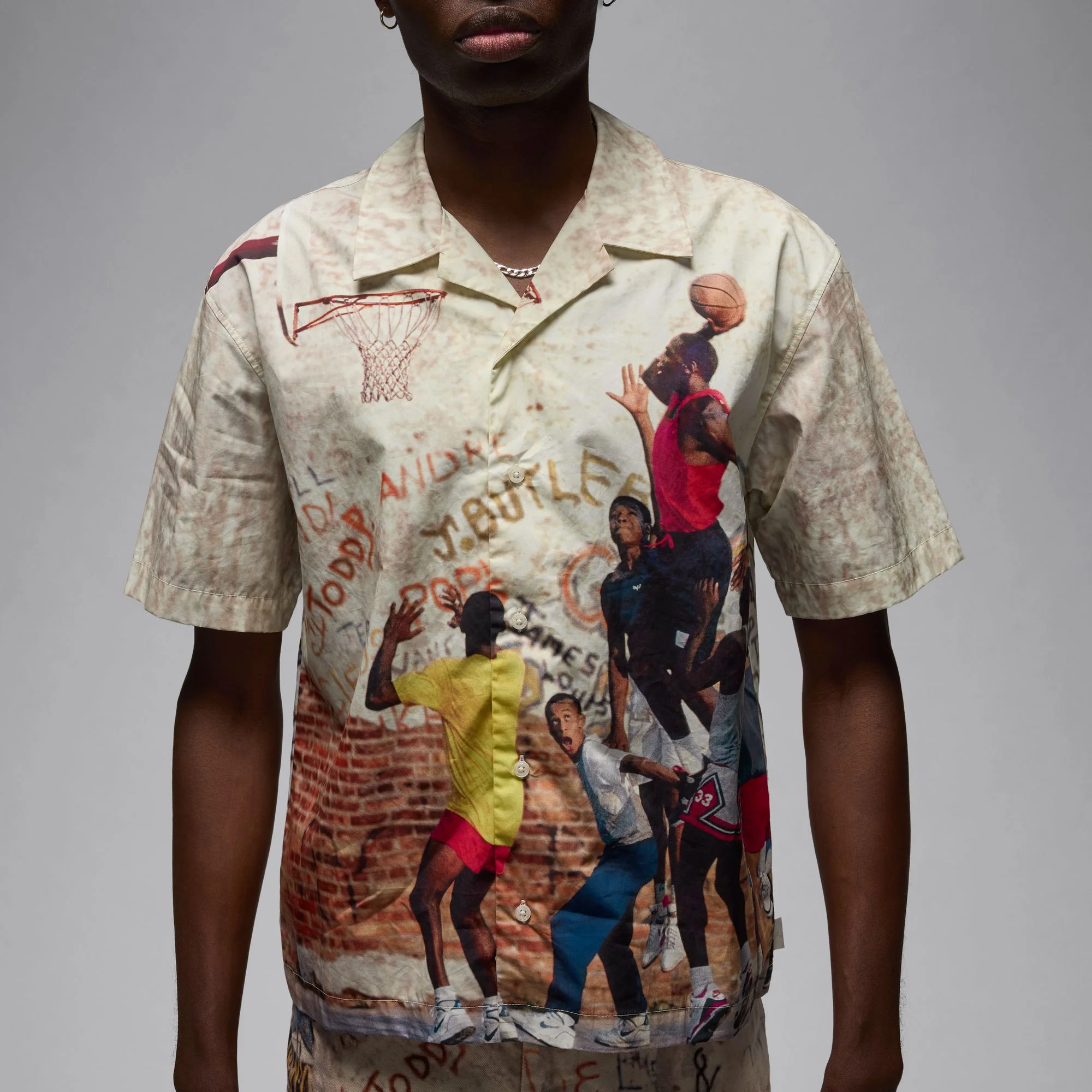 Air Jordan Mens Camp Shirt - Image 2