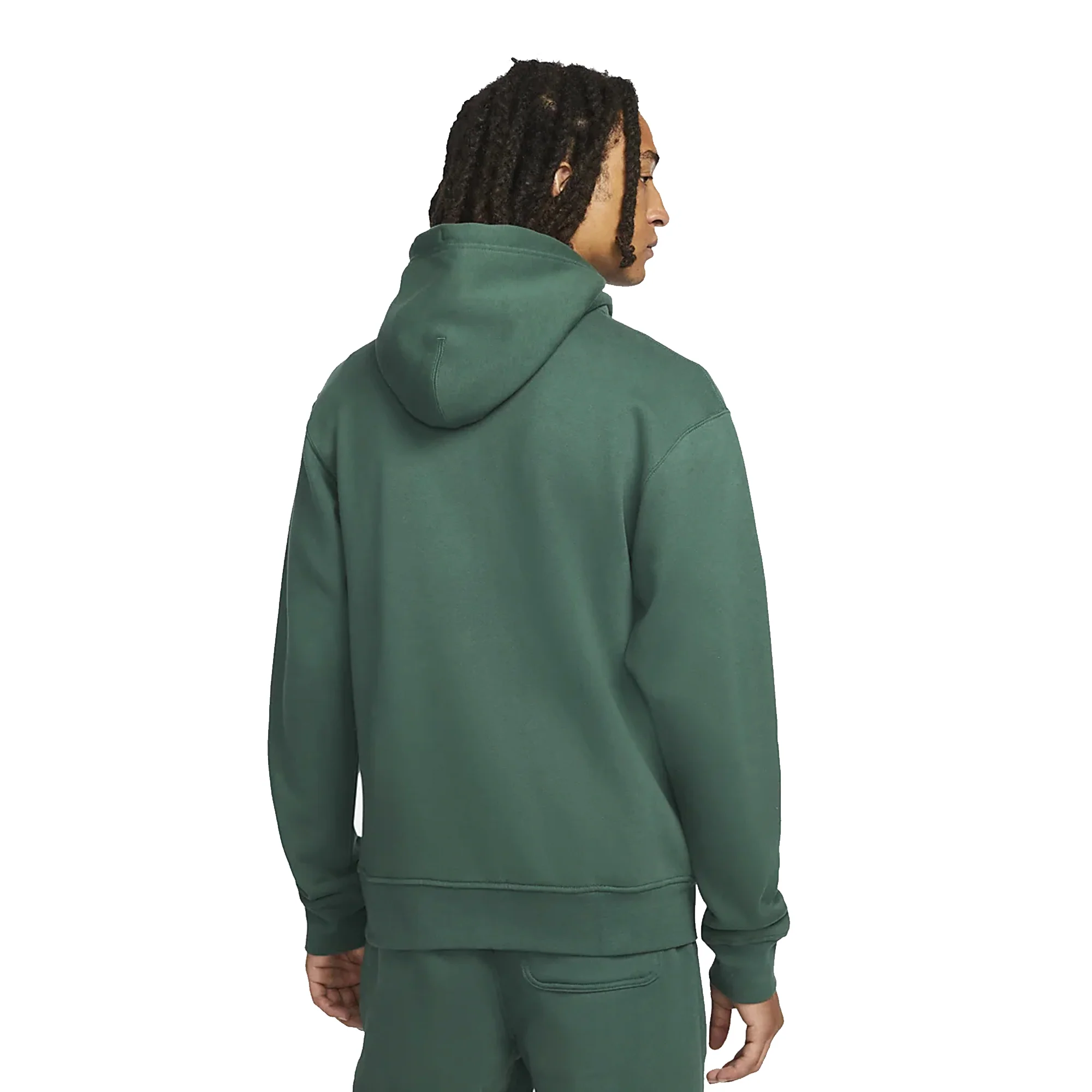 Air Jordan Mens Fleece Full-Zip Hoodie 'Noble Green' - Image 3