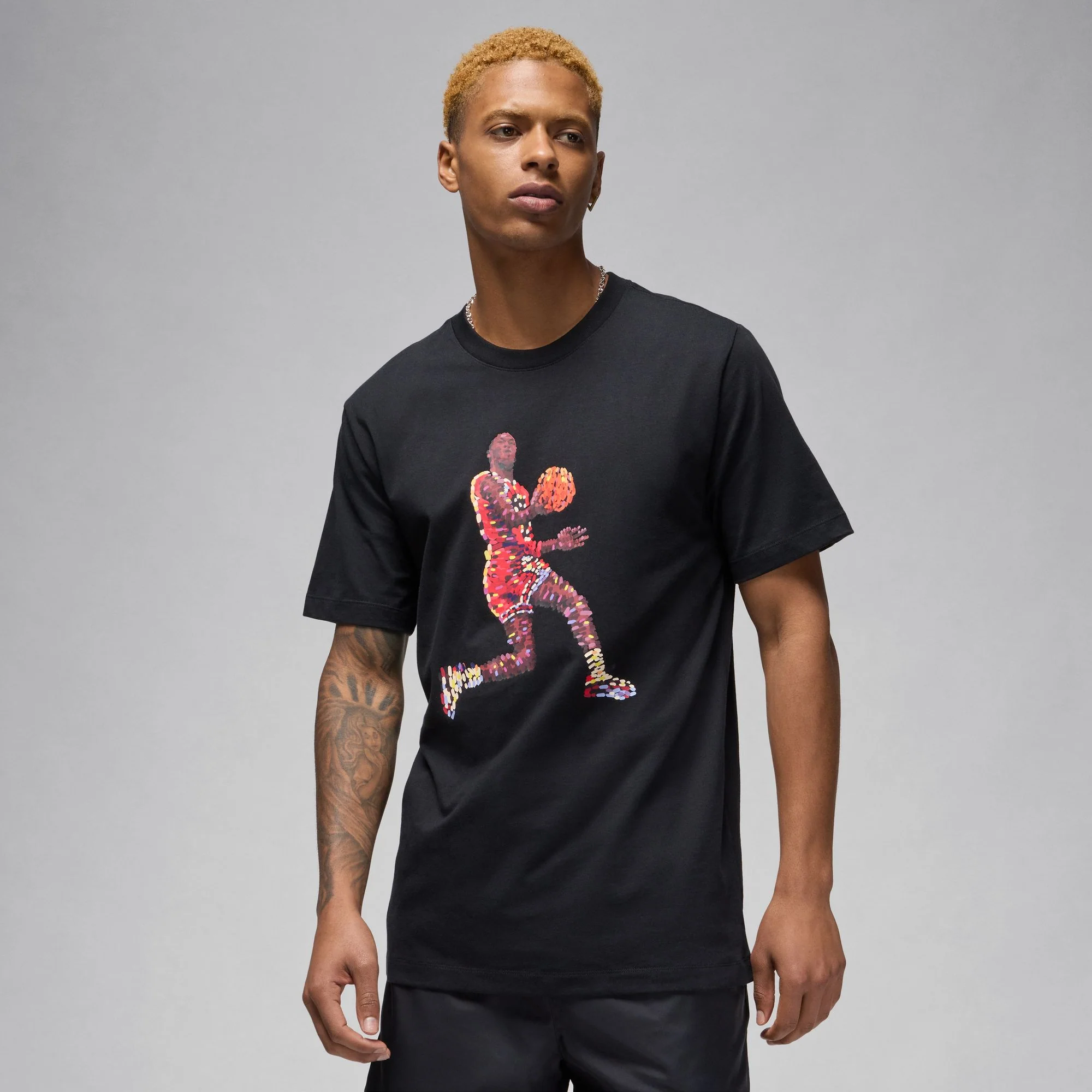 Air Jordan Mens Flight Essentials Graphic SS Tee - Image 2