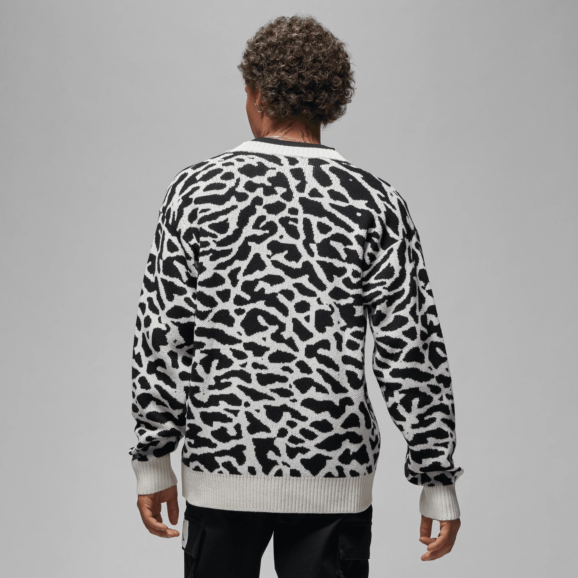 Air Jordan Mens Flight Heritage Cardigan - Image 3