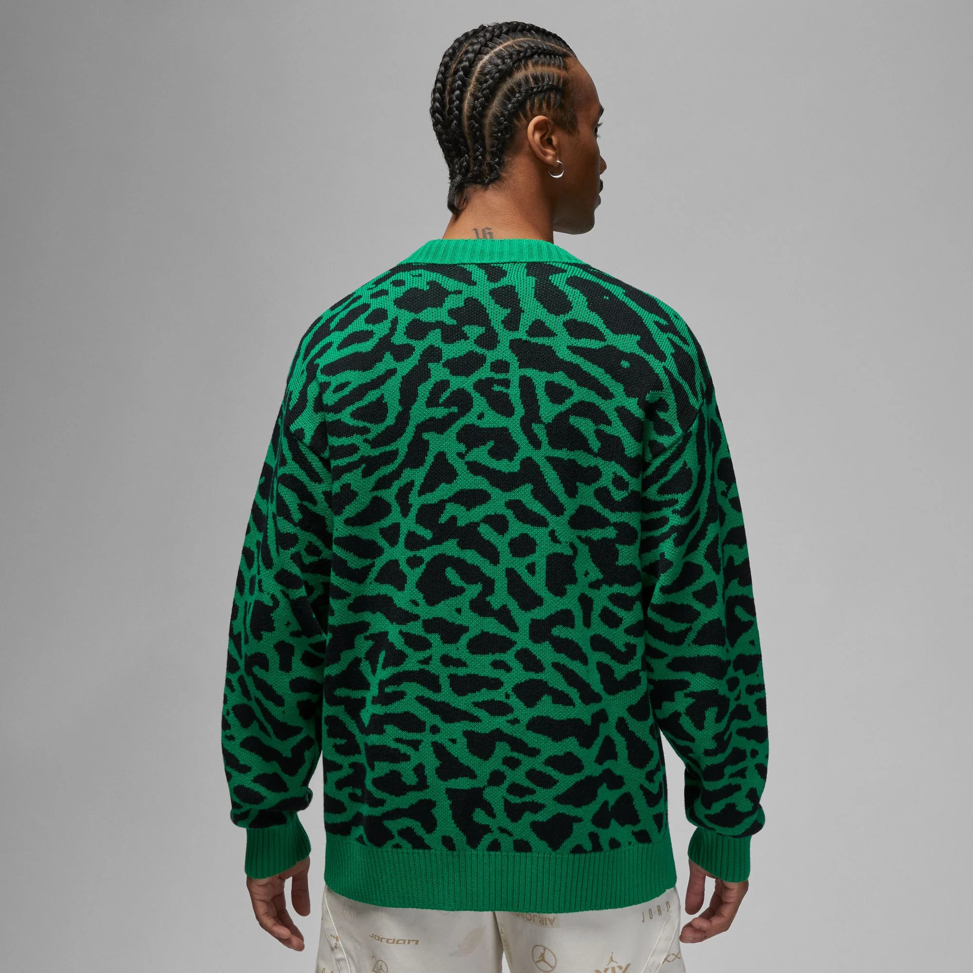 Air Jordan Mens Flight Heritage Cardigan - Image 3
