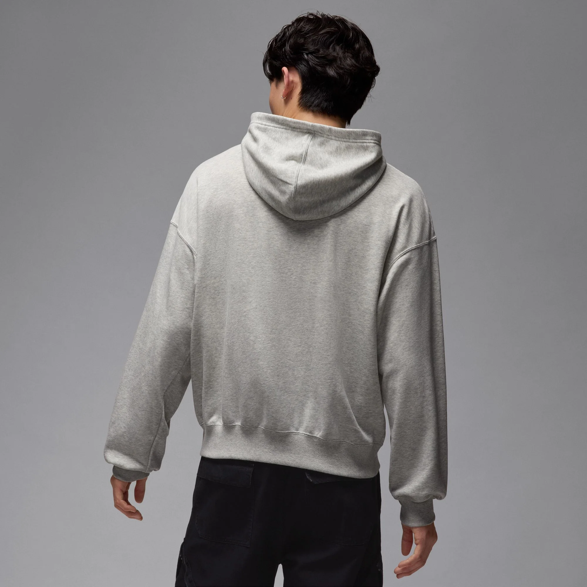 Air Jordan Mens Flight Oversized Pullover Hoodie - Image 3