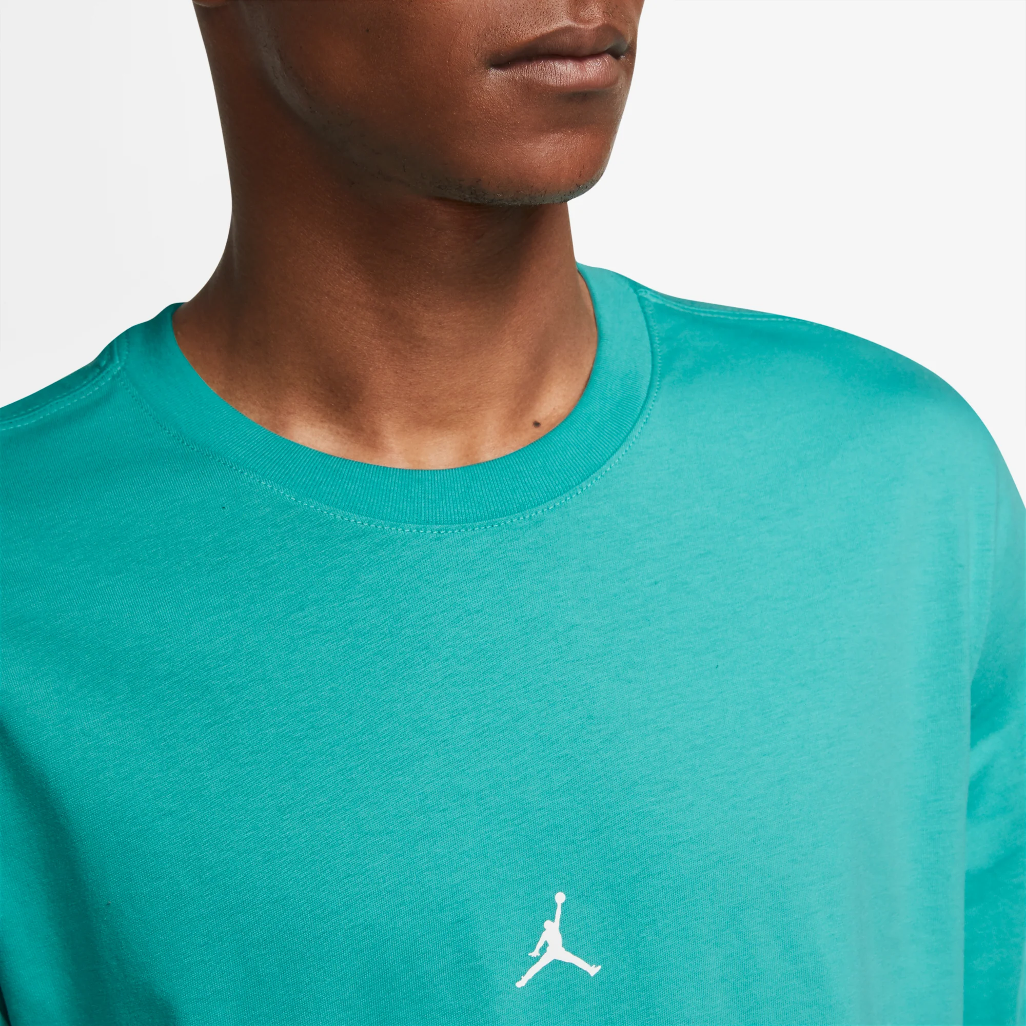 Air Jordan Mens Flight Graphic T-Shirt 'Washed Teal' - Image 4
